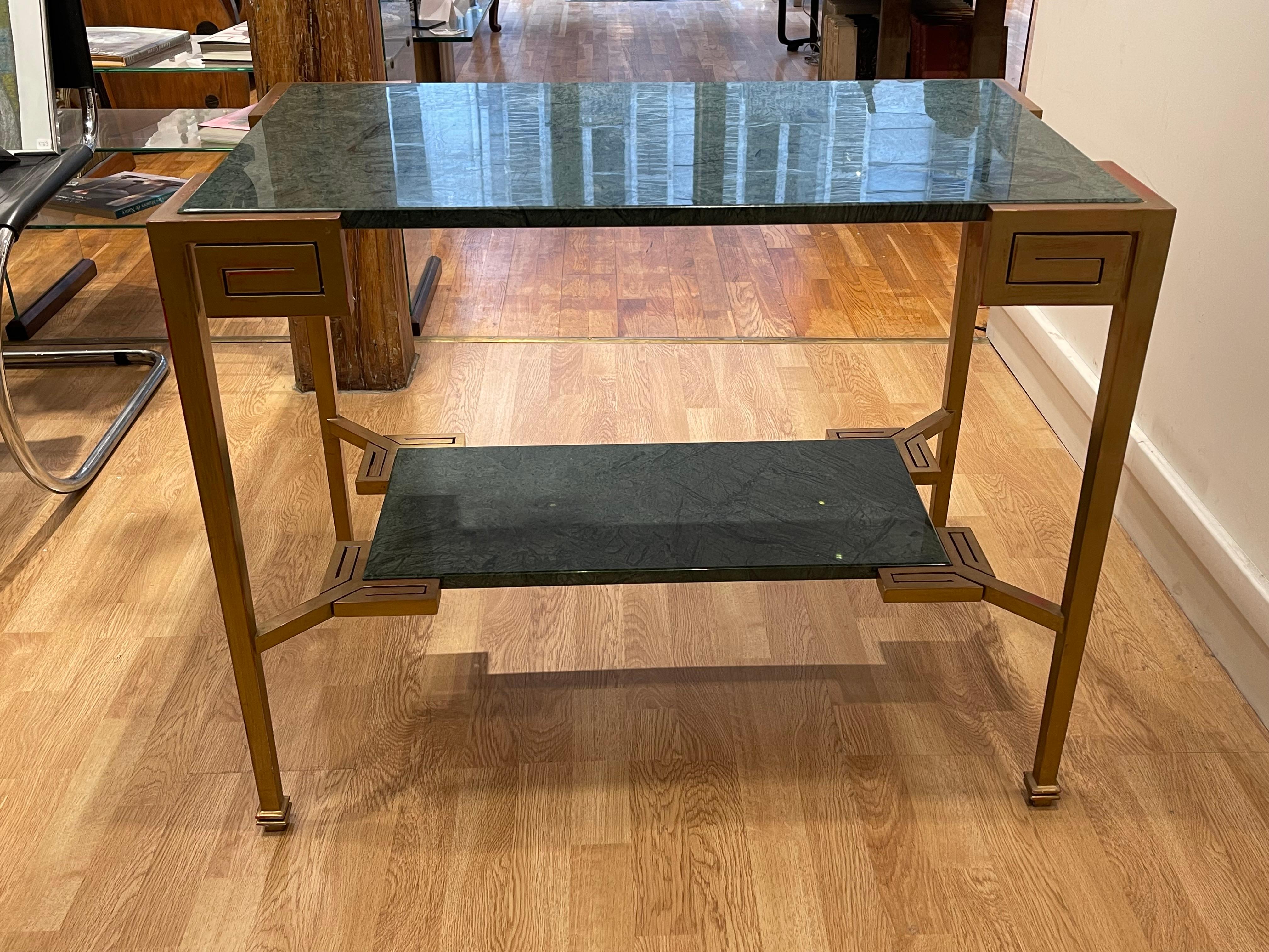 Marcel COARD (1889 – 1975), rare console table, signed, Art Deco, France, 1930s For Sale 1