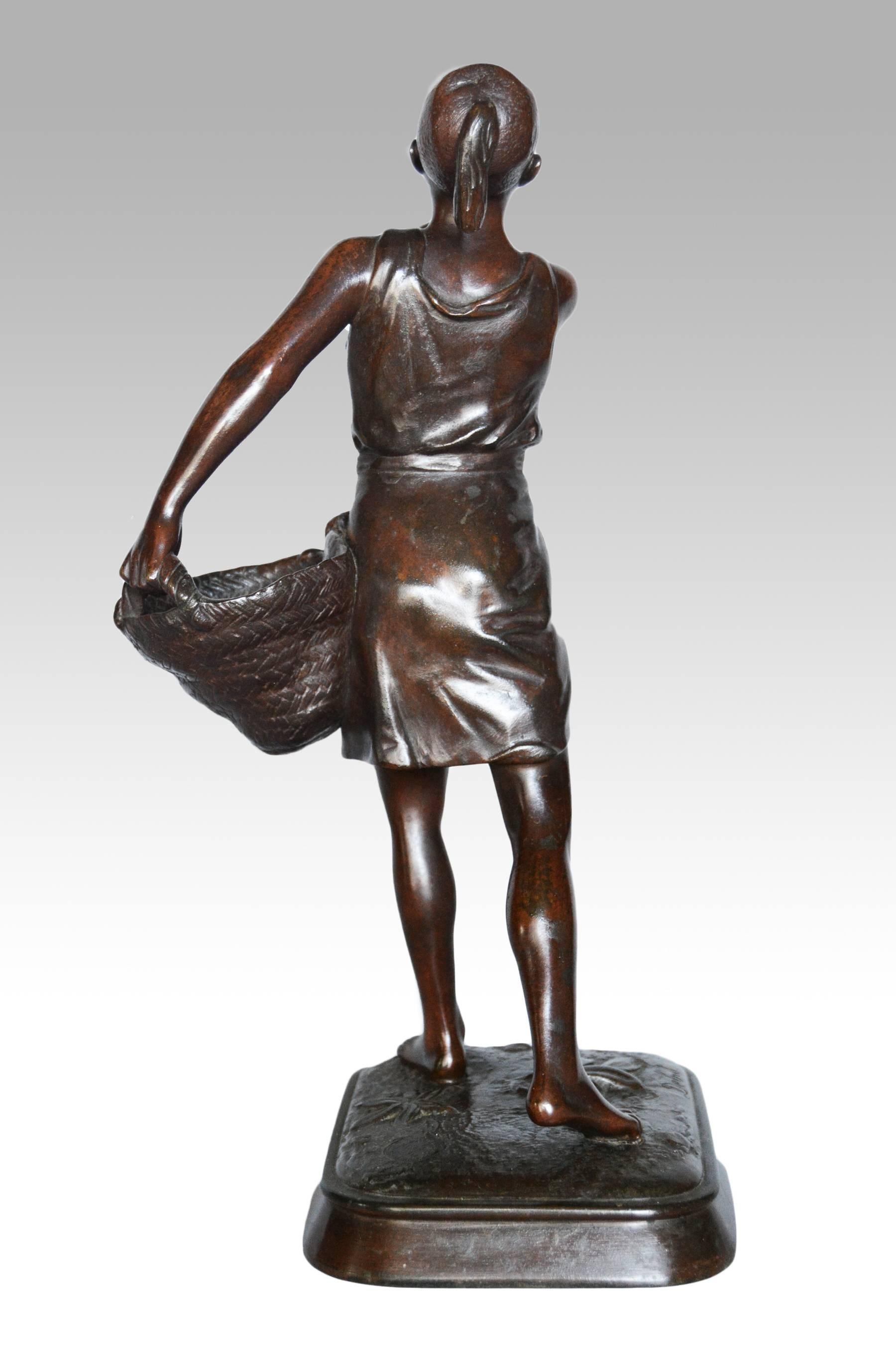 marcel debut bronze sculpture