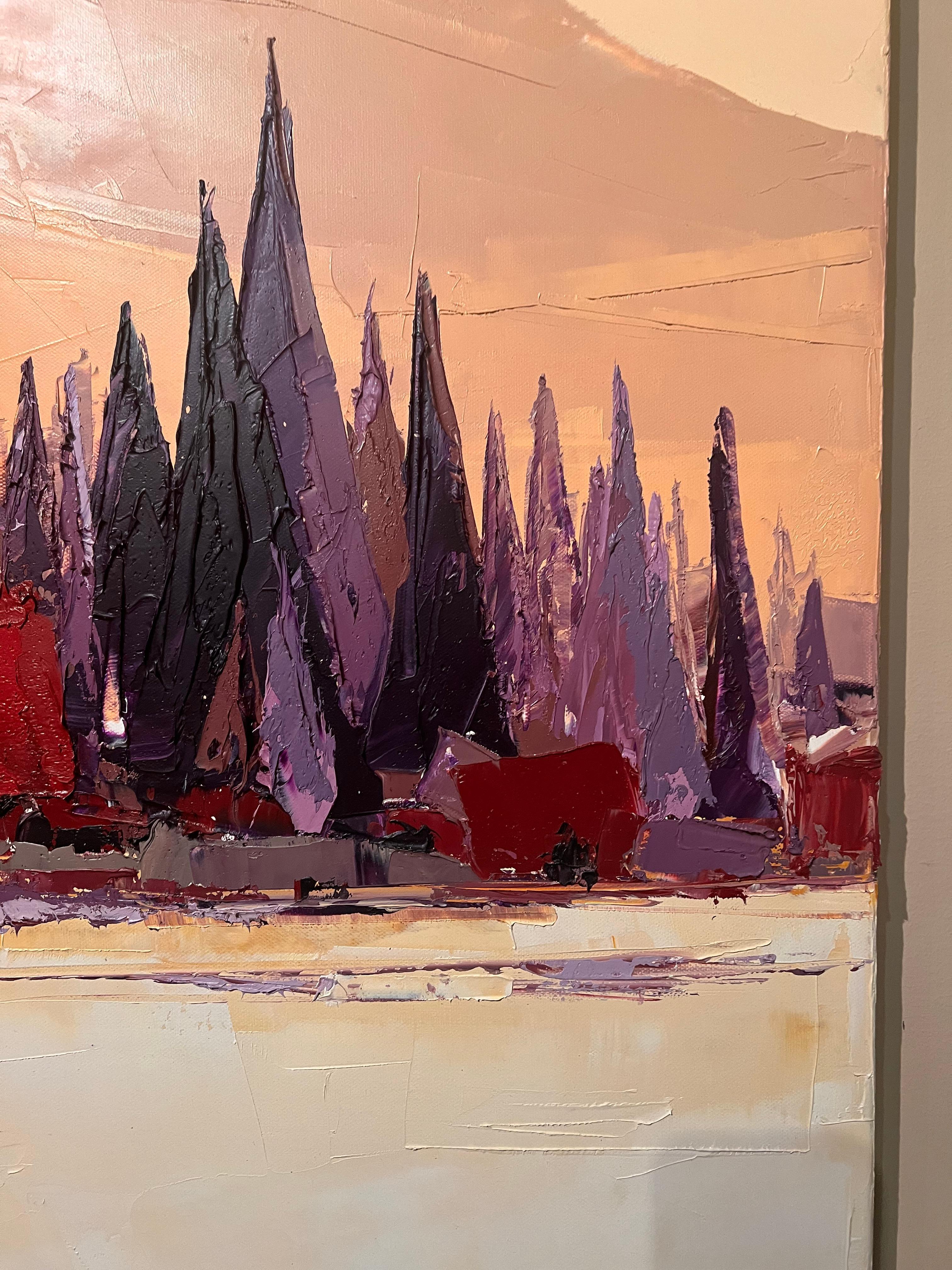 Questo quadro è in ottime condizioni ed è stato esposto solo in una galleria.  Marcel Demagny è nato nel 1949 a Nancy, in Francia. Nel 1974 si è laureato alla Scuola di Architettura di Nancy, precedentemente conosciuta come Scuola Nazionale di Belle