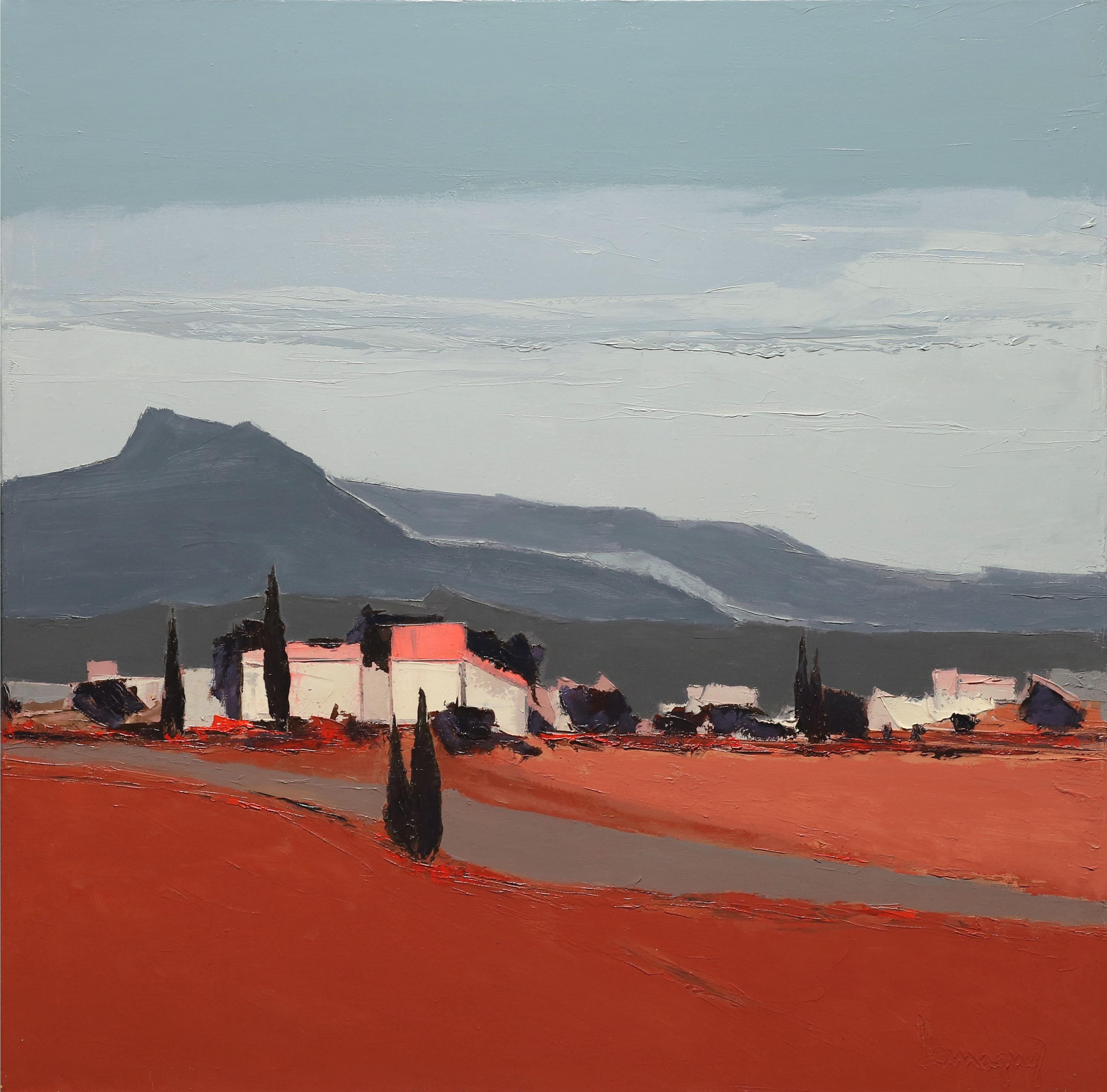 Marcel Demagny Landscape Painting - Paysage (Open Terrain)