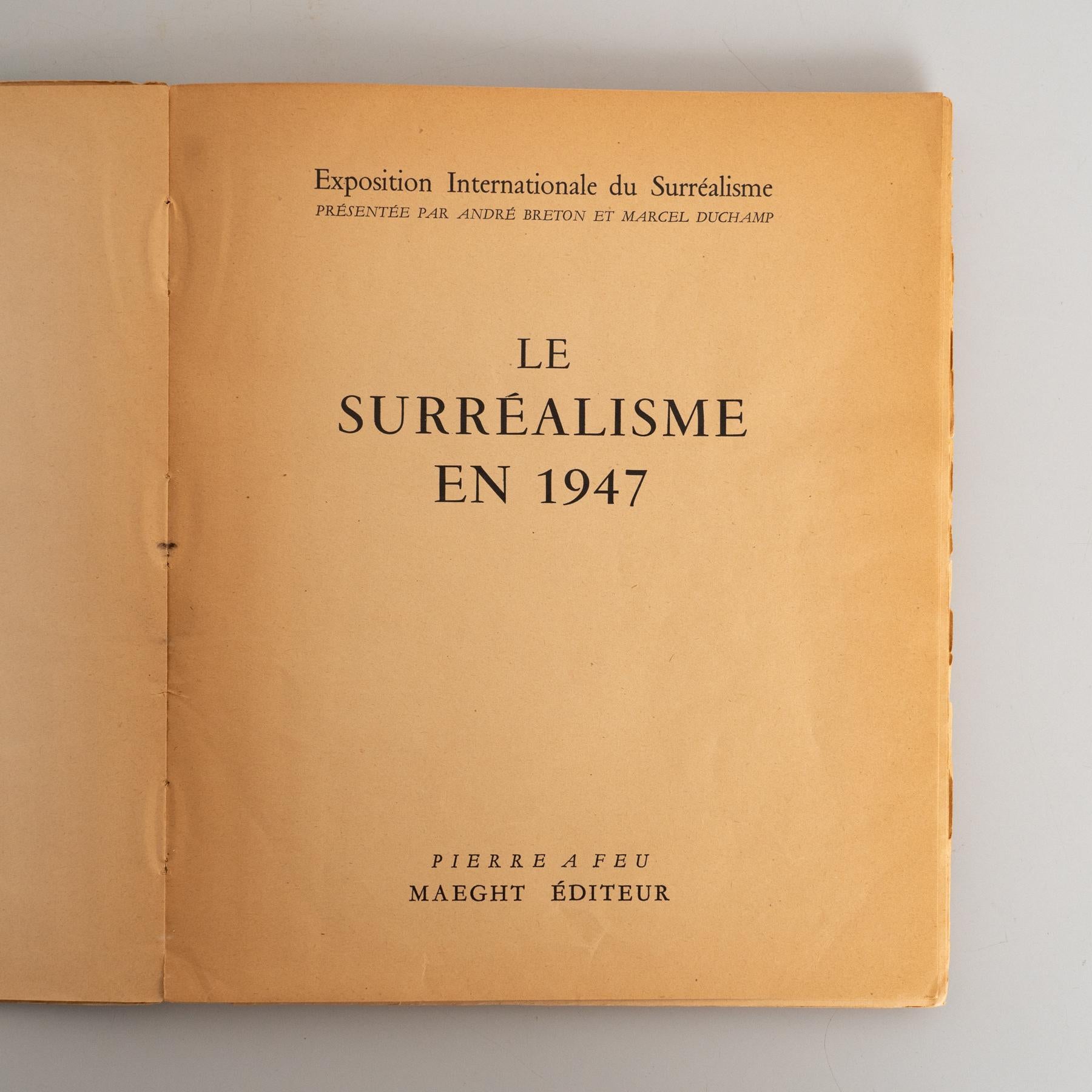 Milieu du XXe siècle Marcel Duchamp & André Breton  Le Surréalisme en 1947  Première édition emblématique en vente