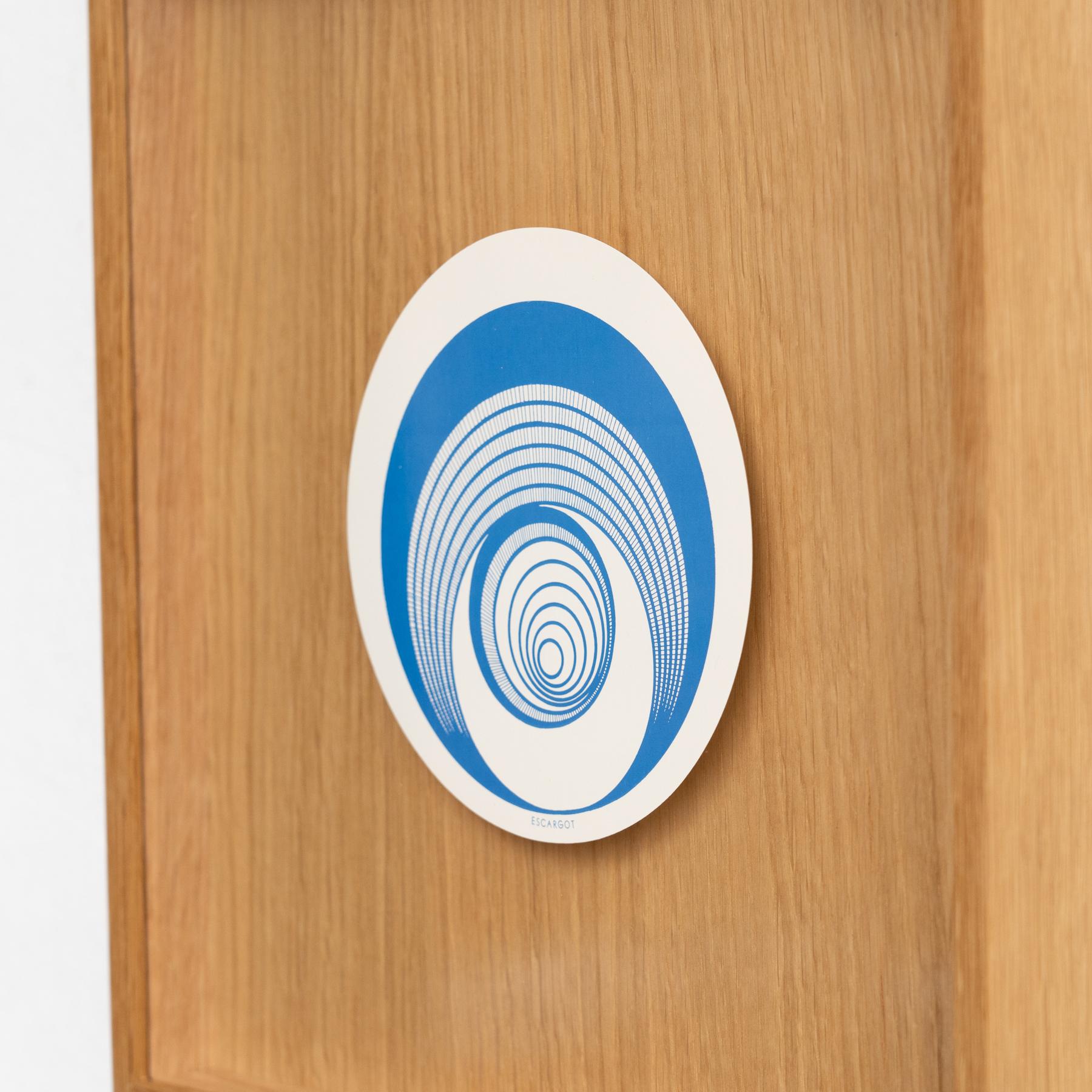 Rotorelief bleu Marcel Duchamp par Konig Series 133, 1987 en vente 2