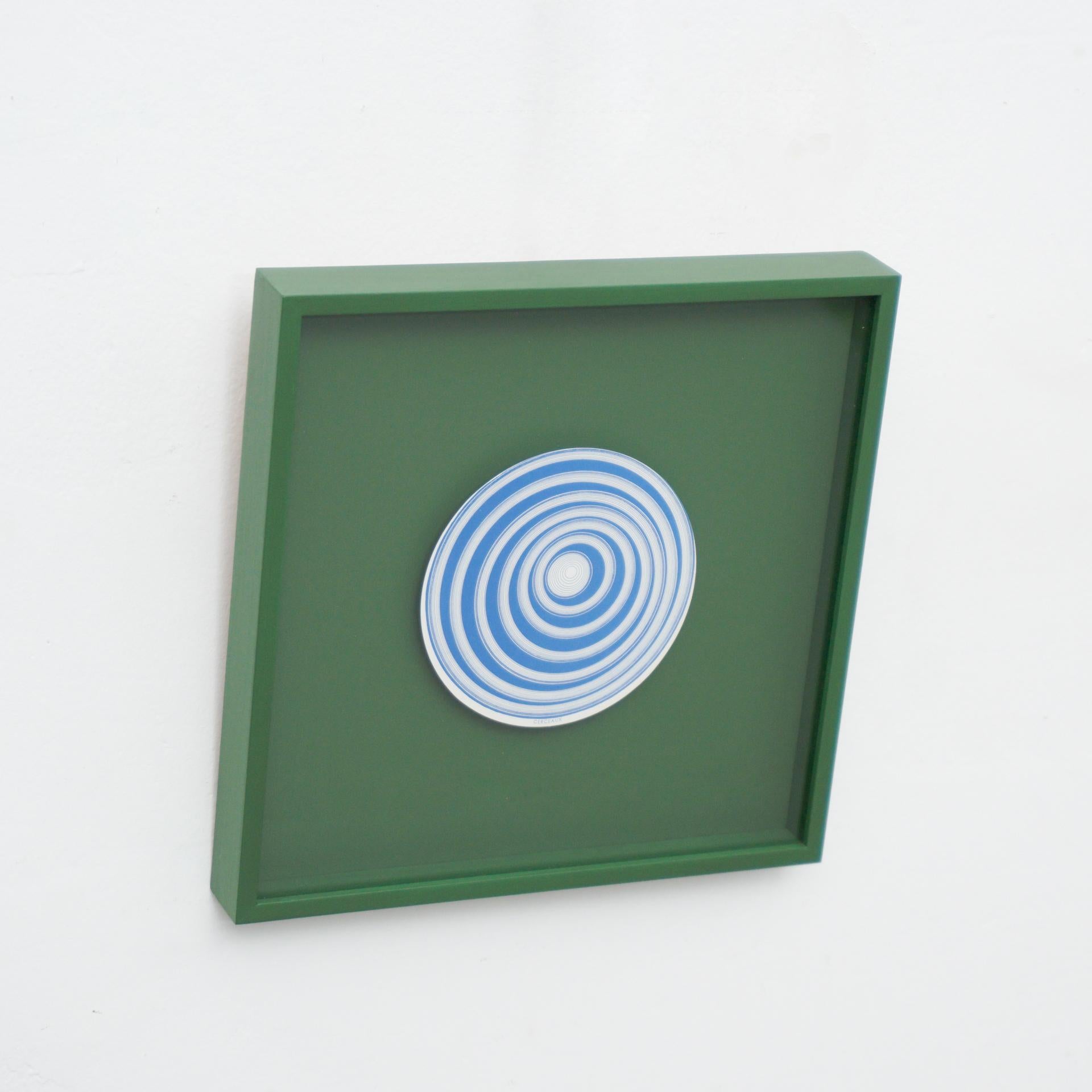 French Marcel Duchamp Cage Mid Century Modern Rotorelief Konig Series 133, 1987 For Sale