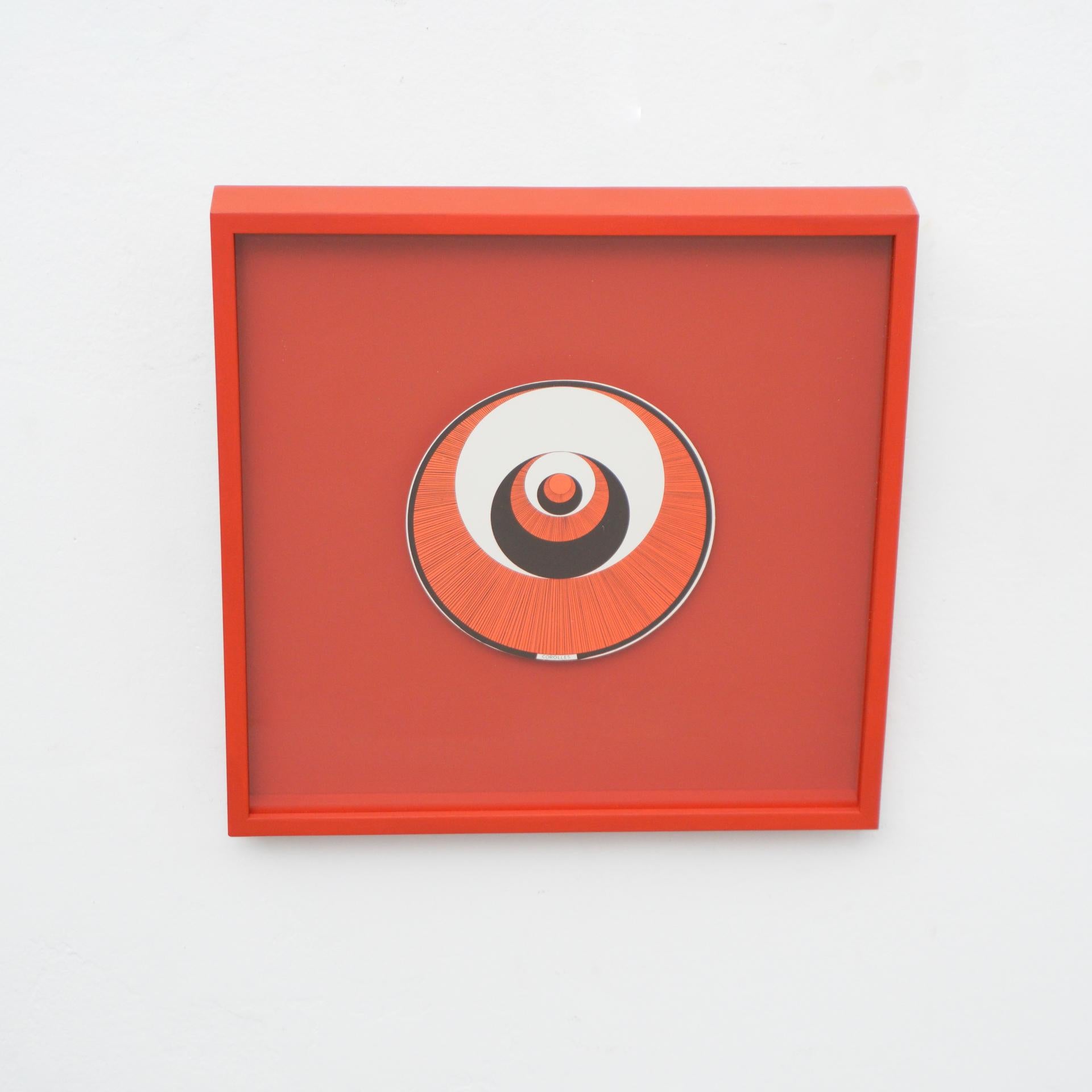 Late 20th Century Marcel Duchamp Cage Rotorelief Konig Series 133, 1987 For Sale