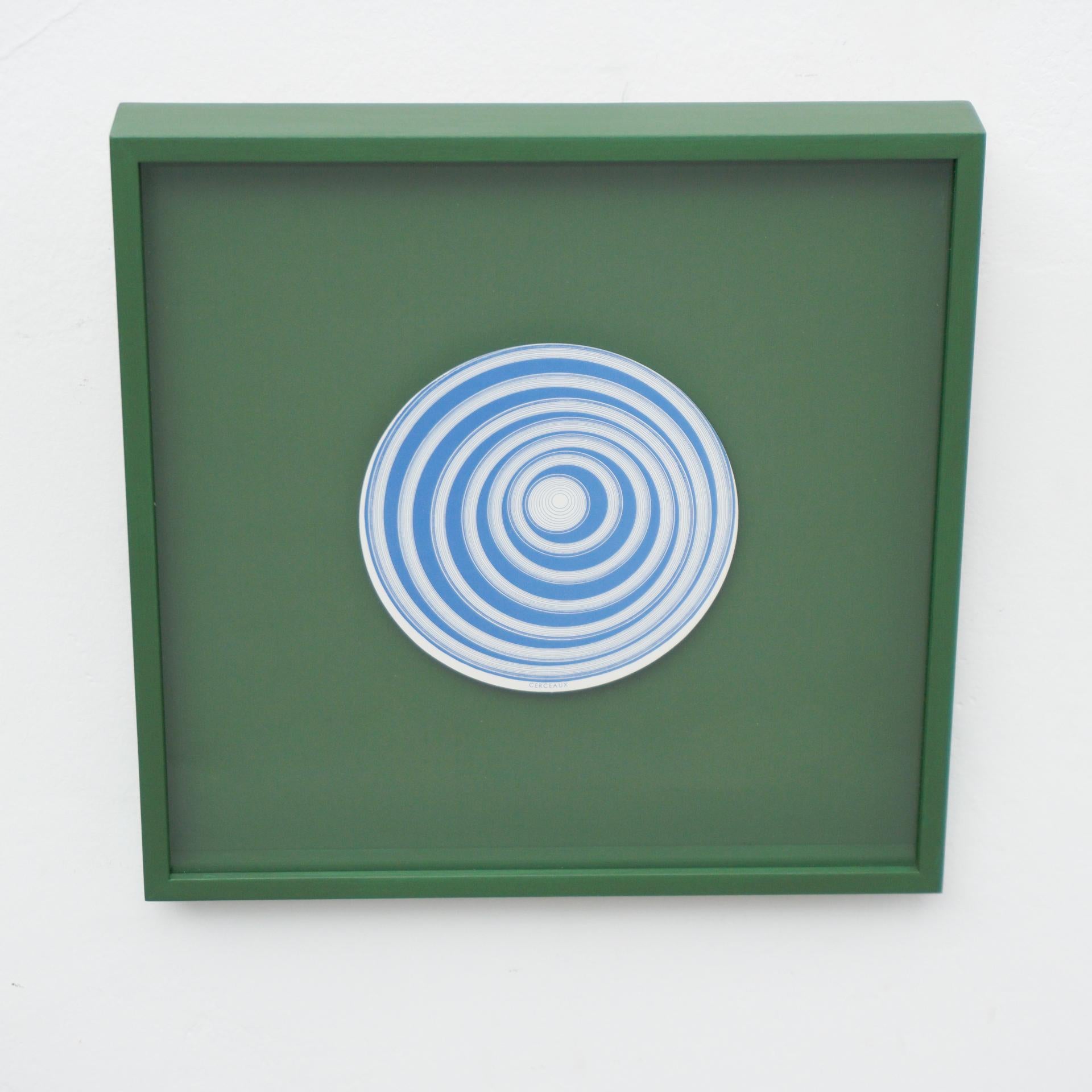 Paper Marcel Duchamp Cage Mid Century Modern Rotorelief Konig Series 133, 1987 For Sale