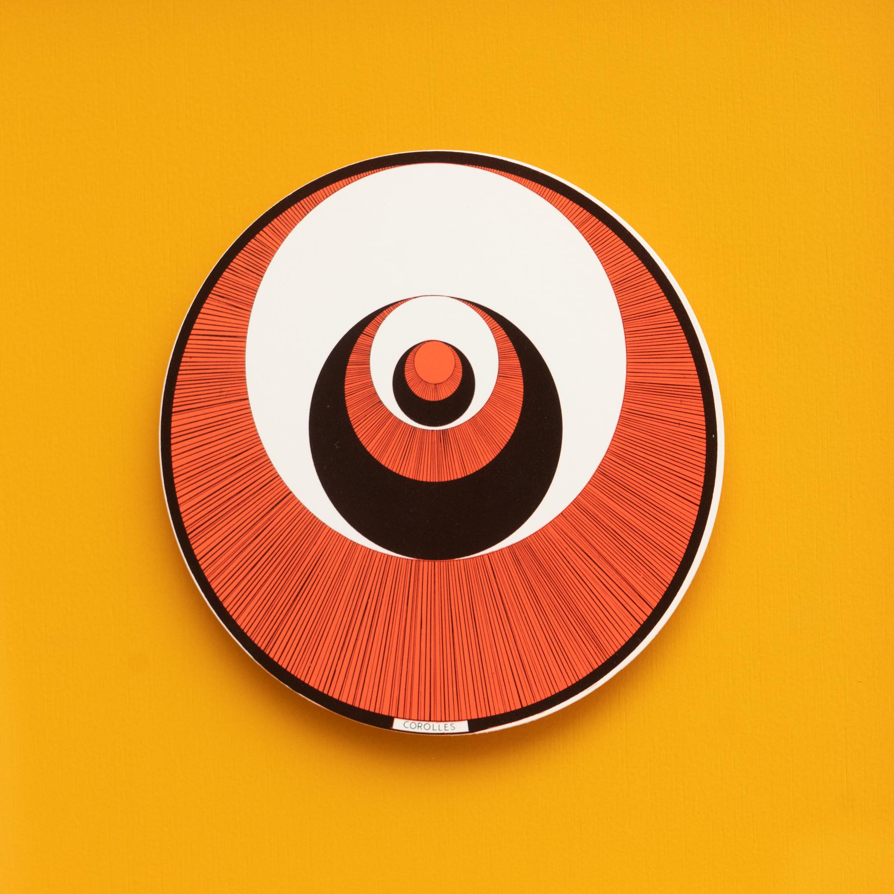 French Marcel Duchamp Corolles Rotorelief Konig Series 133, 1987 For Sale