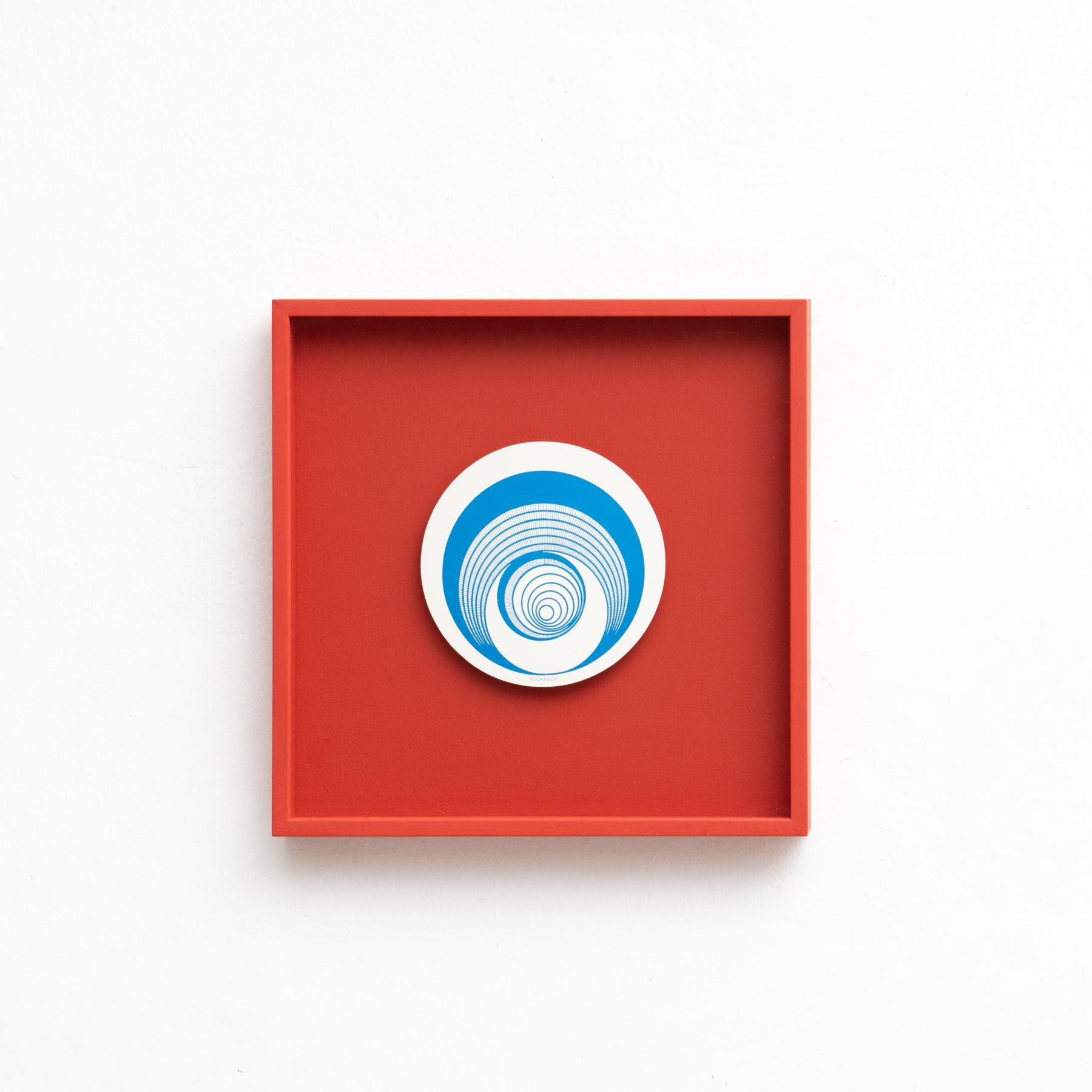 Marcel Duchamp Rotorelief, 1987 Konig Serie 133.

Henri-Robert-Marcel Duchamp (französisch 28. Juli 1887 - 2. Oktober 1968) war ein französischer, eingebürgerter amerikanischer Maler, Bildhauer, Schachspieler und Schriftsteller, dessen Werk mit