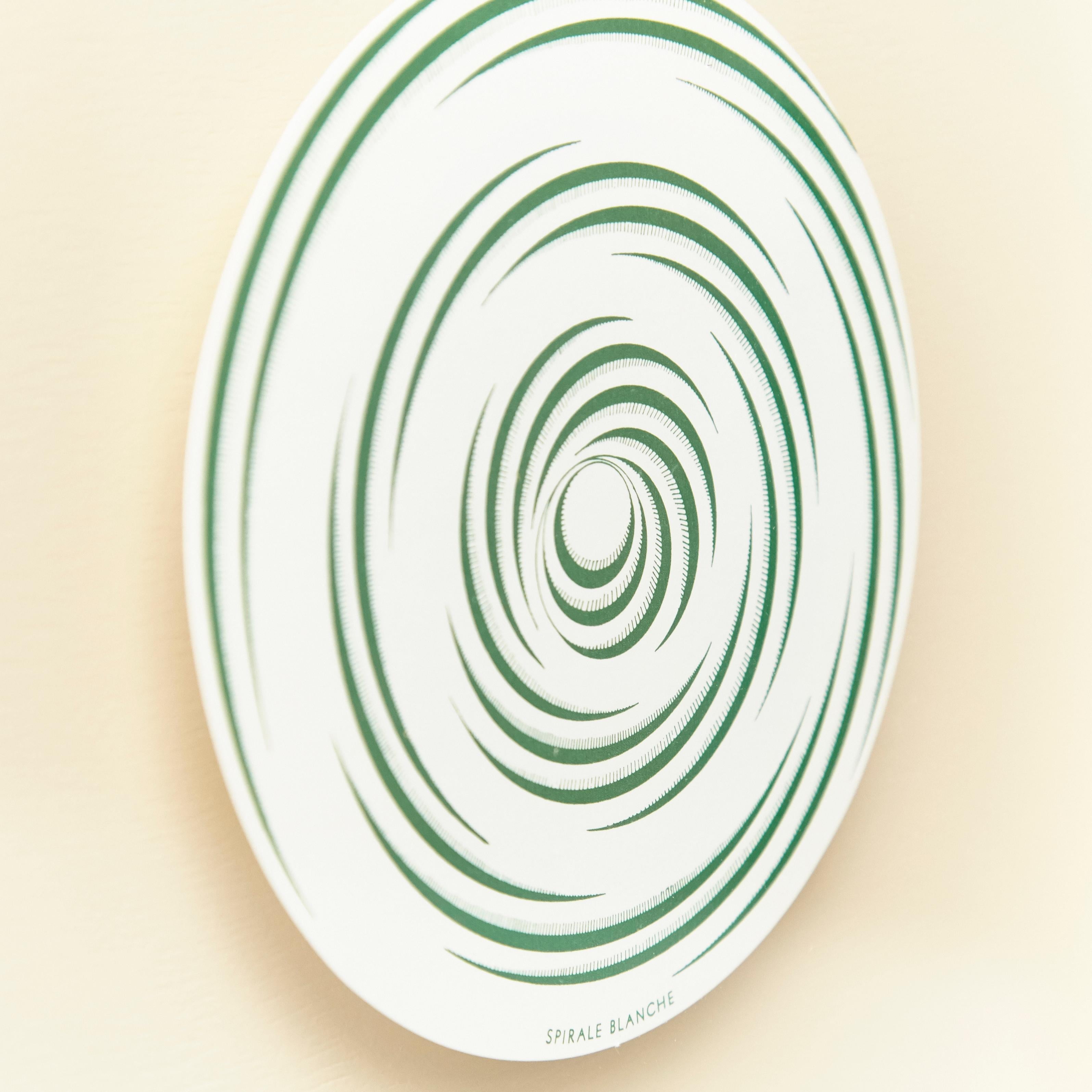 Marcel Duchamp Espirale Blanche Rotorelief Konig Series 133, 1987 In Good Condition In Barcelona, Barcelona