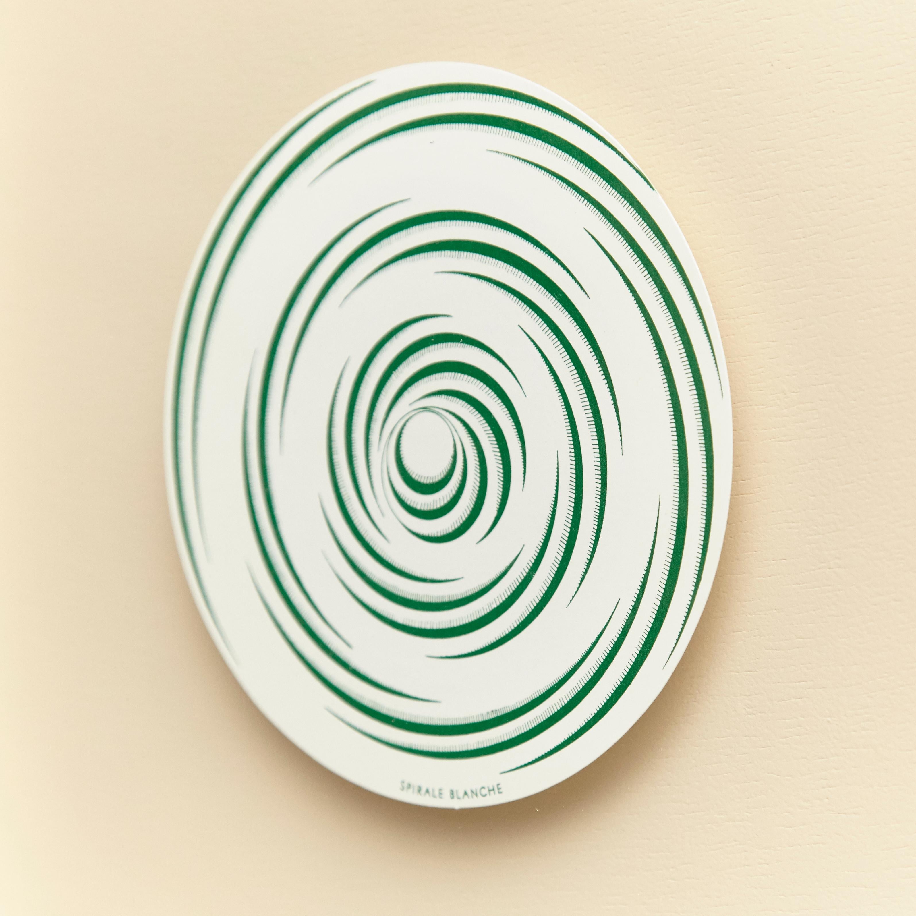 Late 20th Century Marcel Duchamp Espirale Blanche Rotorelief Konig Series 133, 1987