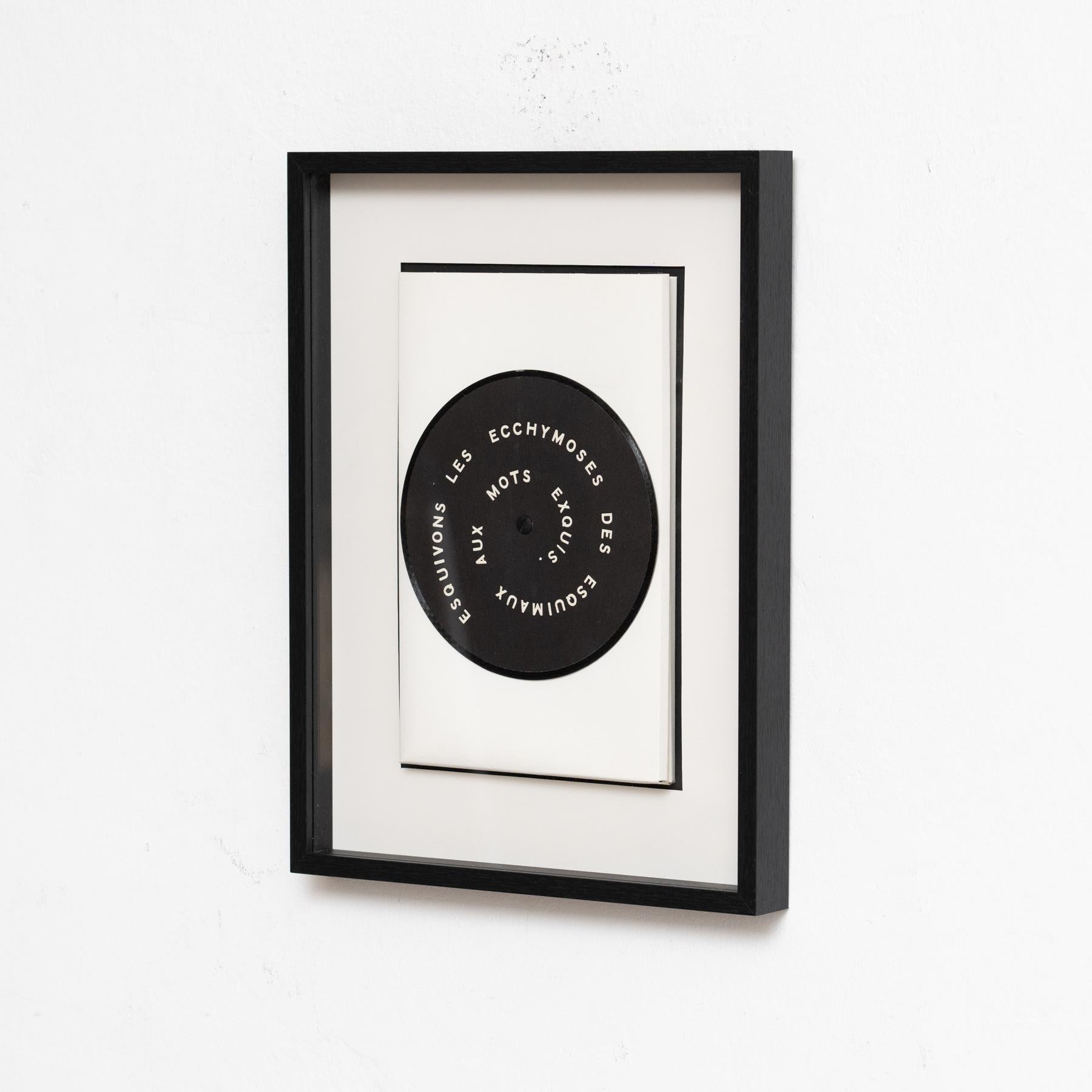 Mid-Century moderno Marcel Duchamp 'Esquivons Les Ecchymoses Des Esquimaux Aux Mots Exquis', 1968 in vendita