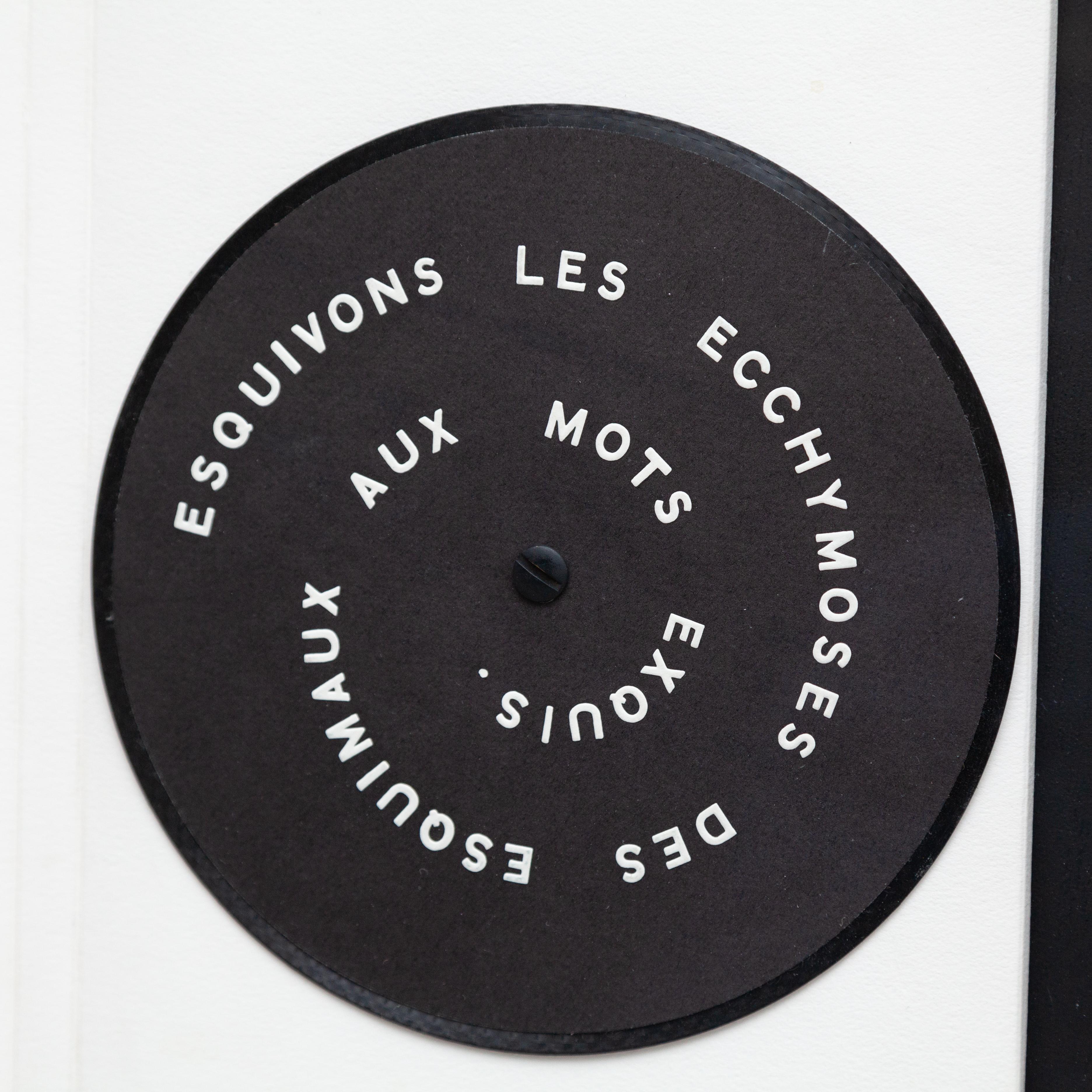 Mid-20th Century Marcel Duchamp 'Esquivons Les Ecchymoses Des Esquimaux Aux Mots Exquis', 1968 For Sale