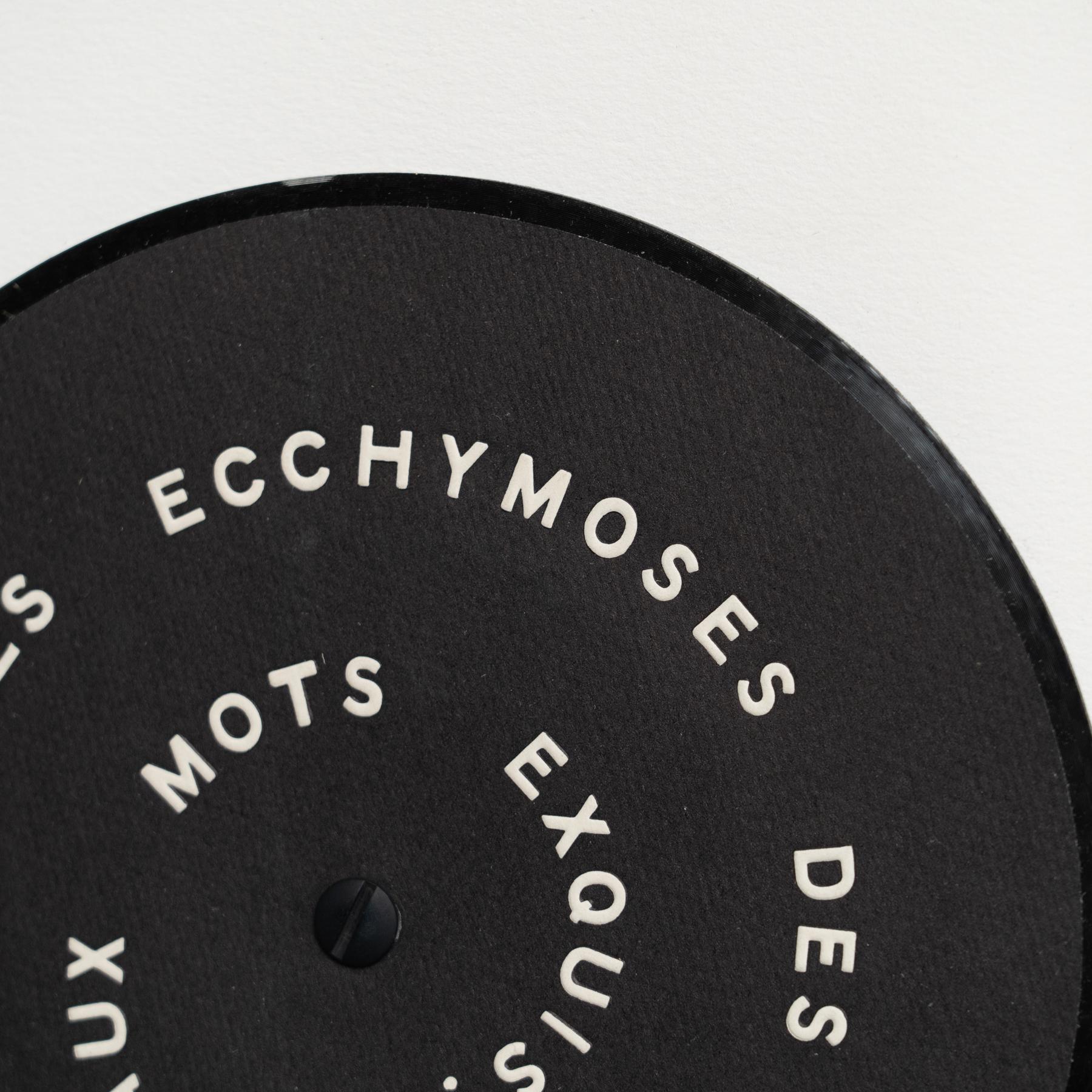Carta Marcel Duchamp 'Esquivons Les Ecchymoses Des Esquimaux Aux Mots Exquis', 1968 in vendita