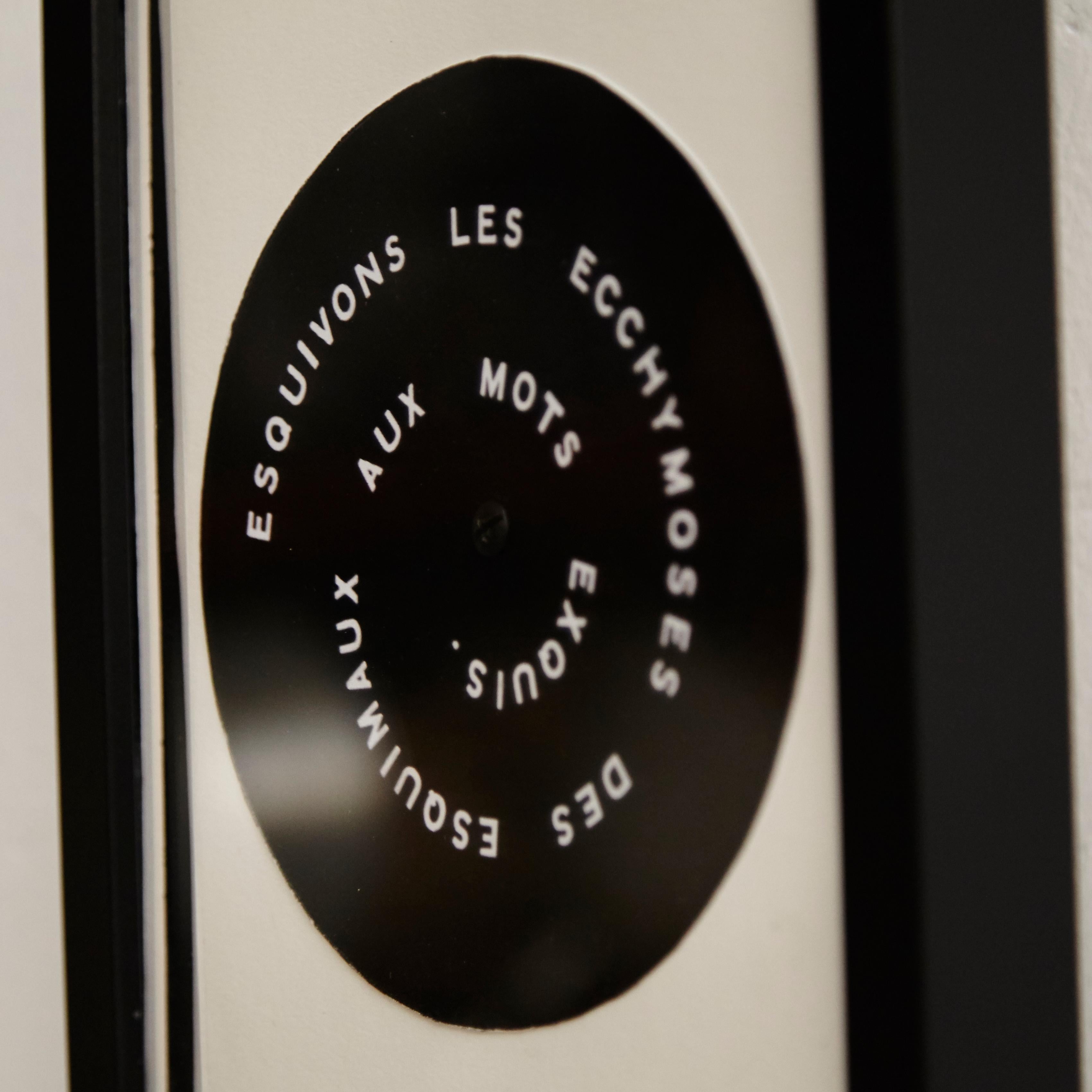 Paper Marcel Duchamp 'Esquivons Les Ecchymoses des Esquimaux aux Mots Exquis' 1968 For Sale