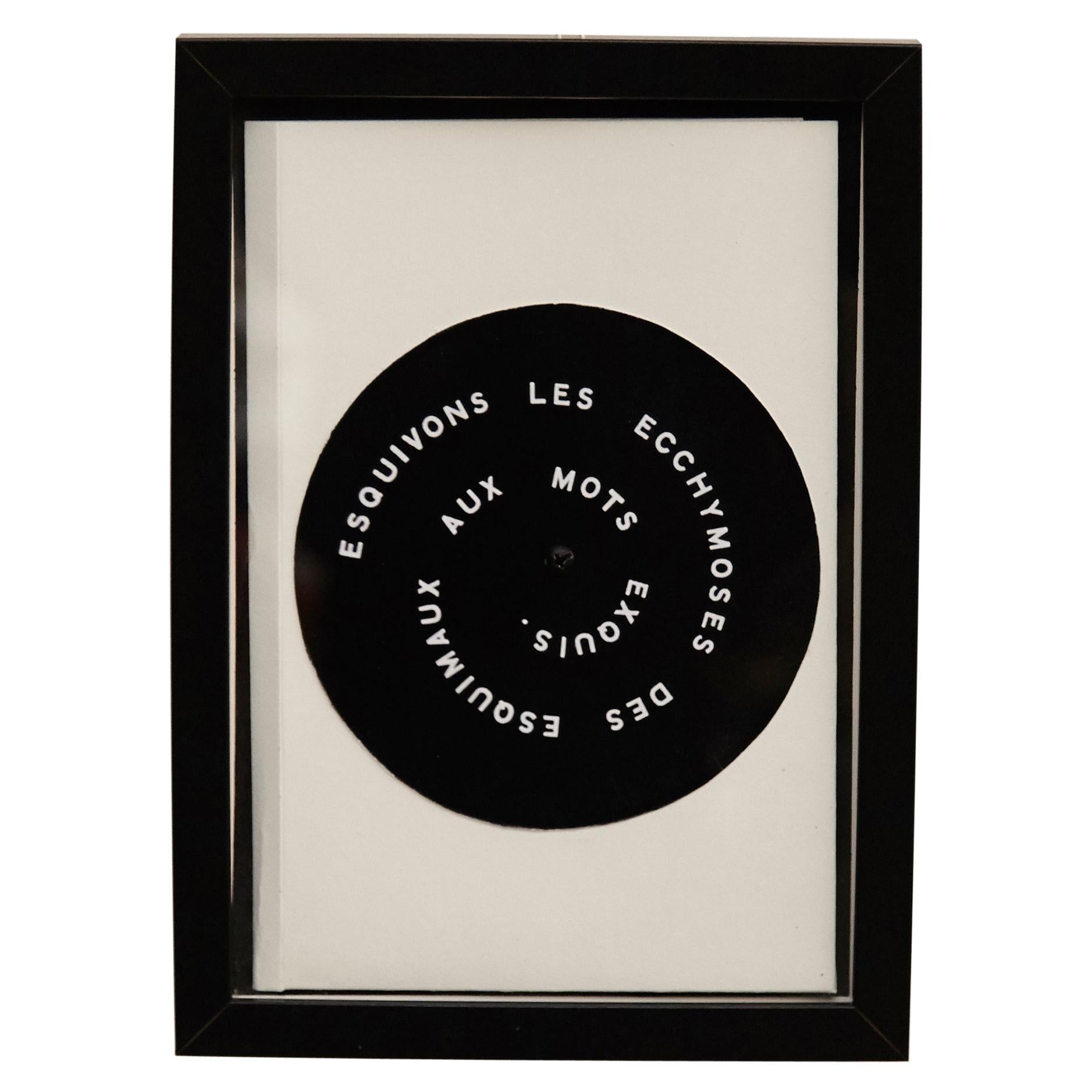 Marcel Duchamp 'Esquivons Les Ecchymoses des Esquimaux aux Mots Exquis' 1968