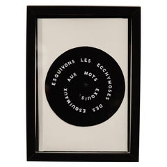 « Esquivons Les Ecchymoses des Esquimaux aux Mots Exquis », Marcel Duchamp, 1968