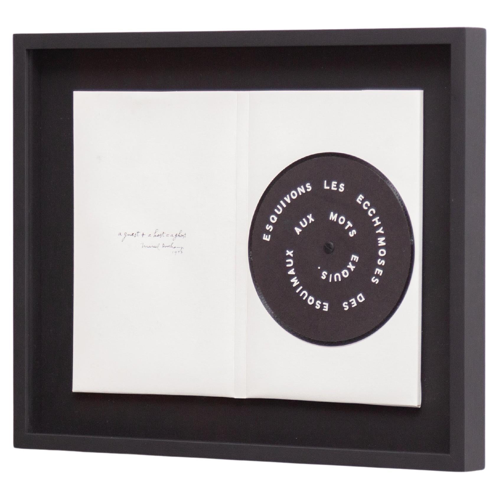 Marcel Duchamp "Esquivons Les Ecchymoses Des Esquimaux Aux Mots Exquis", 1968