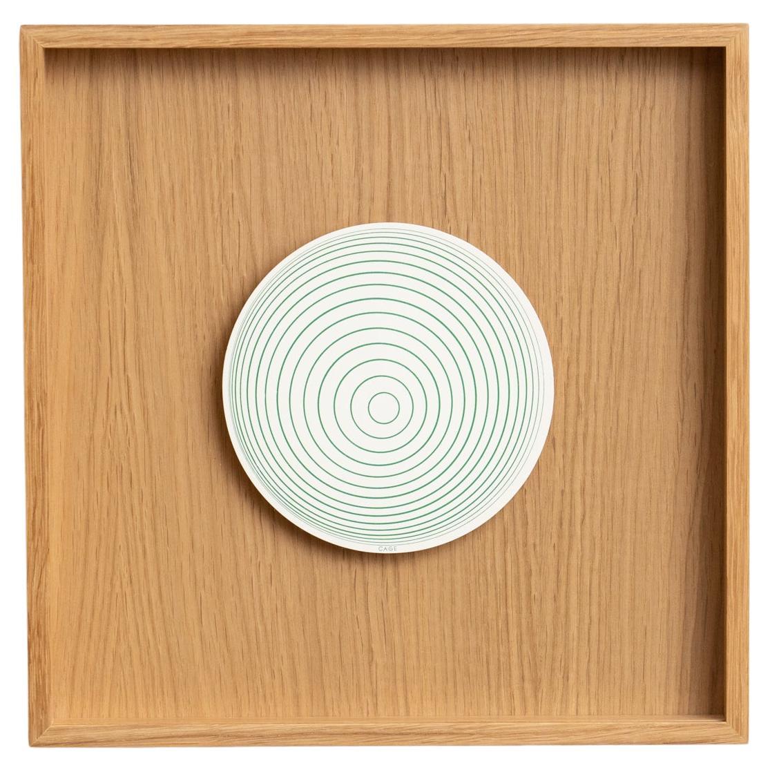 Marcel Duchamp Green and White Cage Rotorelief by Konig Series 133, 1987