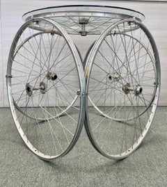 Marcel Duchamp-Inspired Artist-Made Bicycle Wheel Table