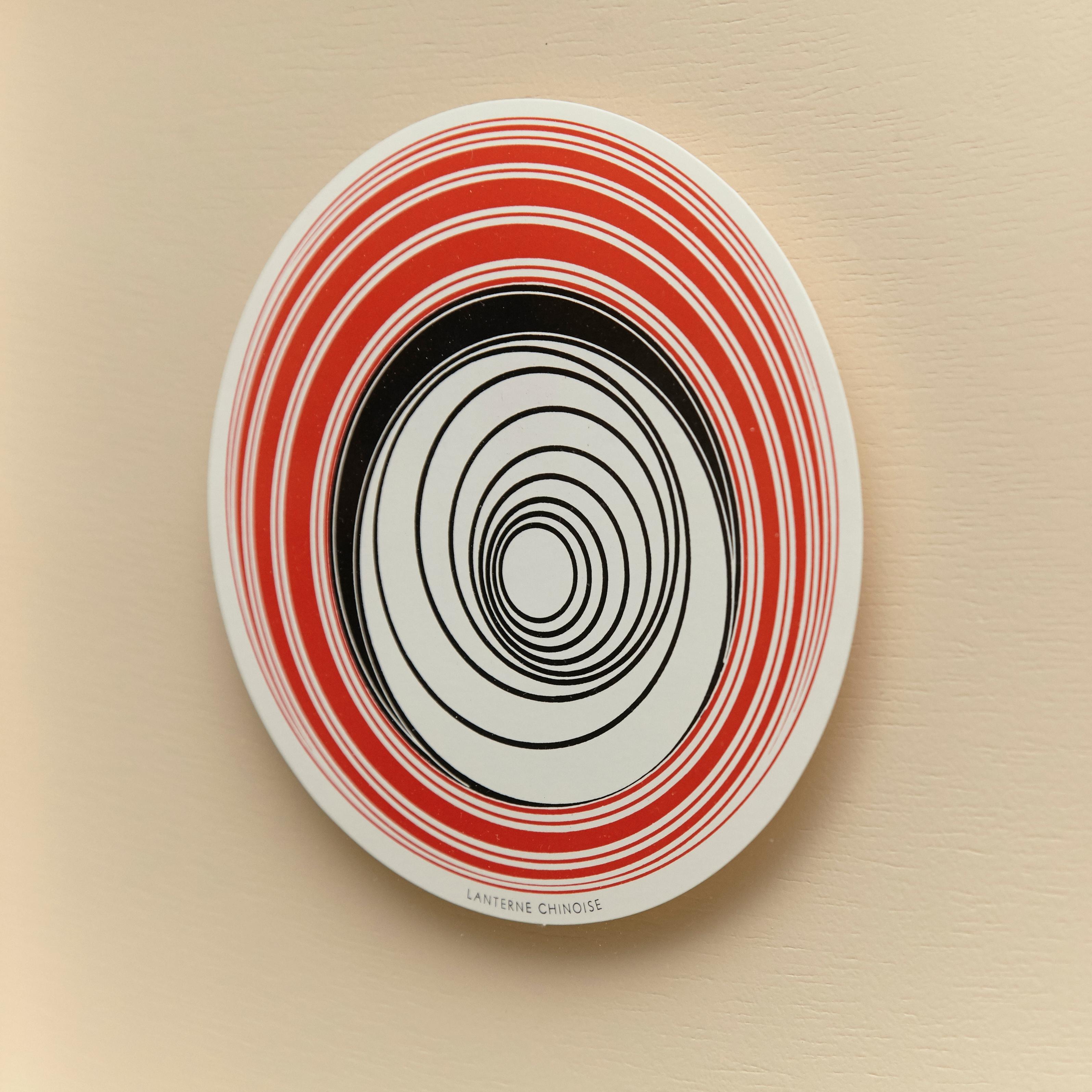 Late 20th Century Marcel Duchamp Lanterne Chinoise Rotorelief Konig Series 133, 1987