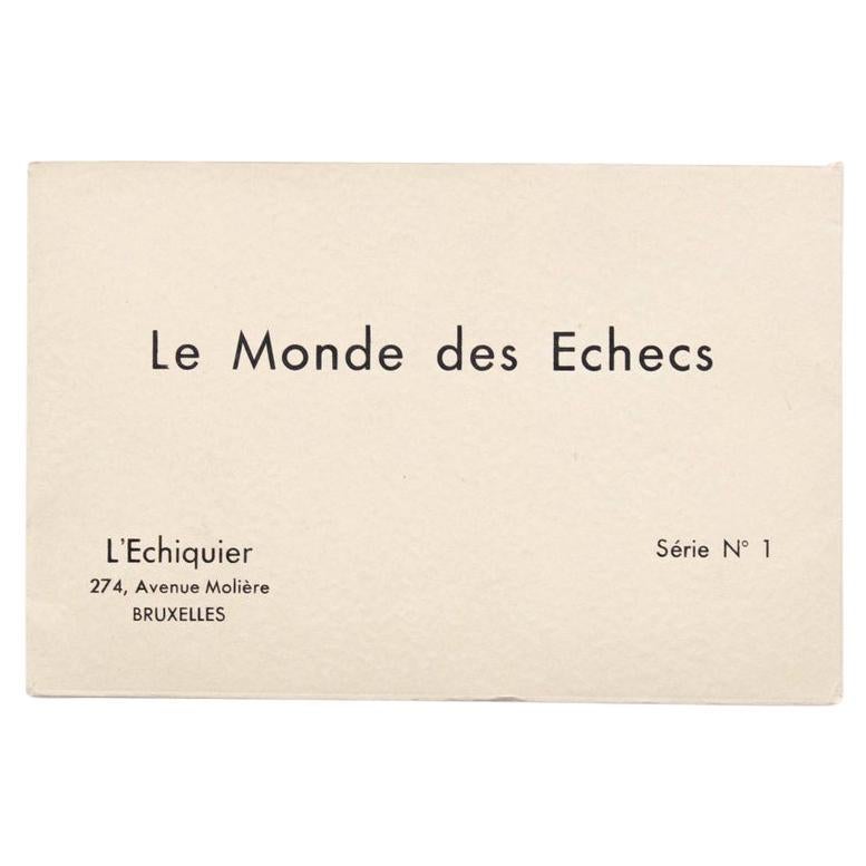 Portefeuille « Le Monde Des Echecs » de Marcel Duchamp / Man Ray en vente