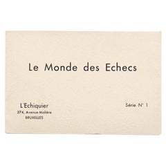 Marcel Duchamp / Man Ray 'Le Monde Des Echecs' Portfolio