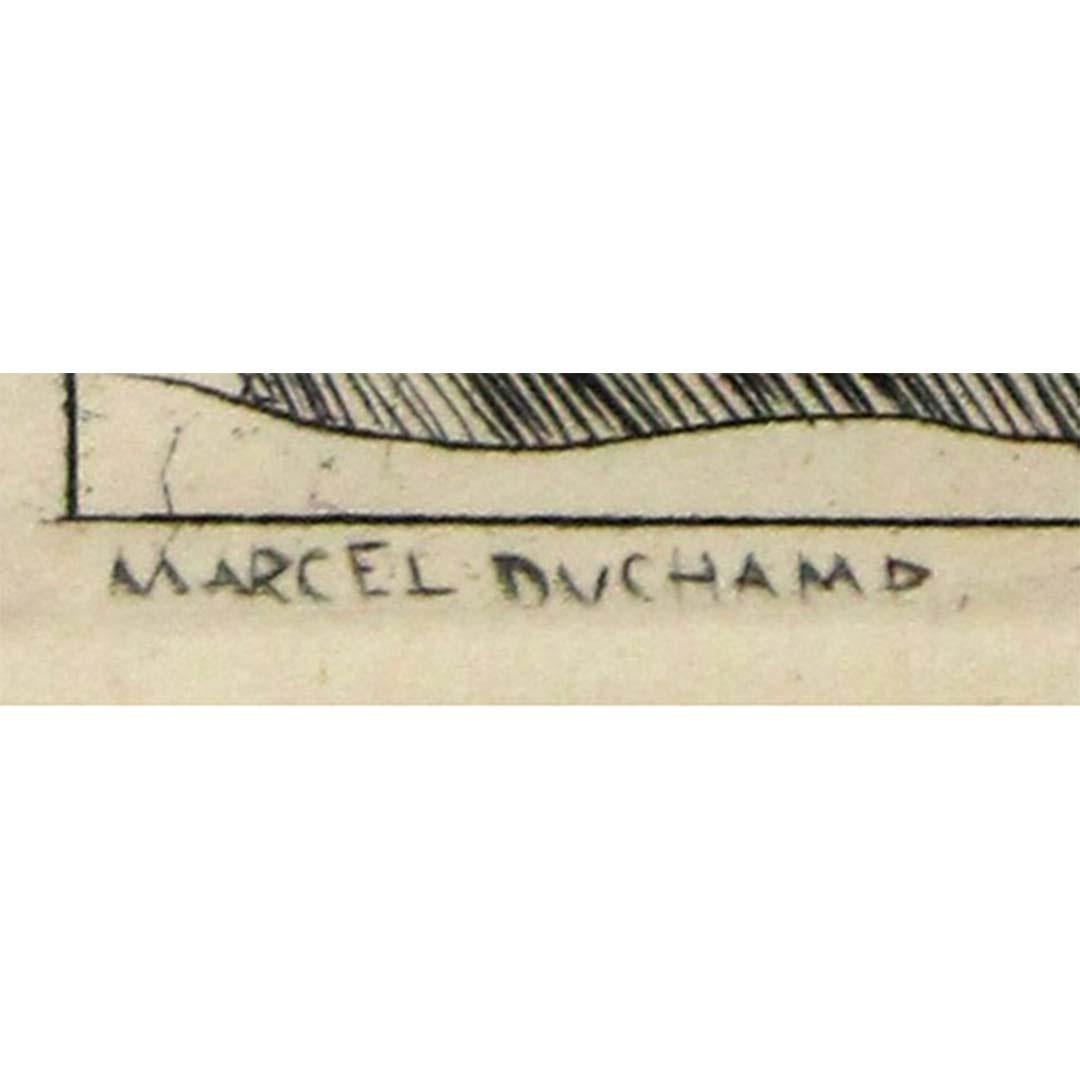 1947 Originalstich von Marcel Duchamp -  Kaffeemühle im Angebot 2