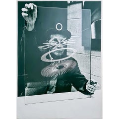 1968 Original Poster by Marcel Duchamp The Oculist Witness - Photoportrait