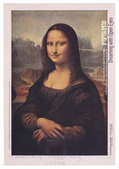 2000 After Marcel Duchamp 'L.H.O.O.Q. (Mona Lisa)' Modernism Offset Litho