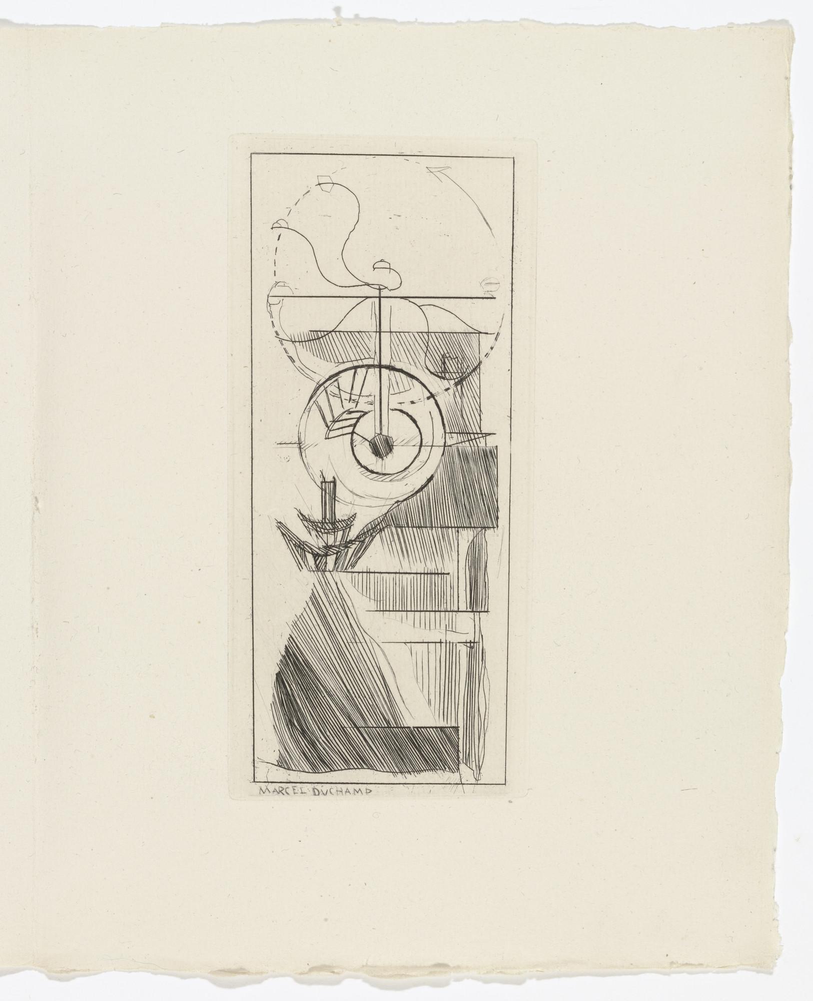 Duchamp, Le Cheval, Composition, Du cubisme (after) - Modern Print by Marcel Duchamp