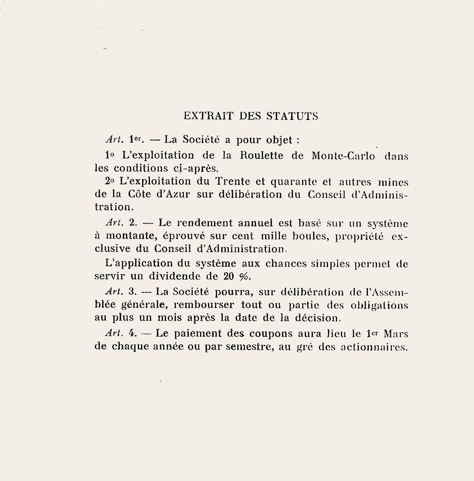 Duchamp, Monte Carlo Bond (Schwarz 406b), XXe Siècle (after) For Sale 1
