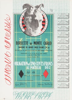 Duchamp, Monte Carlo Bond (Schwarz 406b), XXe Siècle (after)
