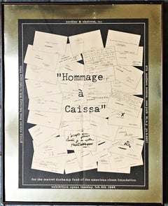 Hommage a Caissa (for the Marcel Duchamp Fund of the American Chess Foundation)