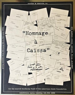 Vintage Hommage a Caissa (for the Marcel Duchamp Fund of the American Chess Foundation)