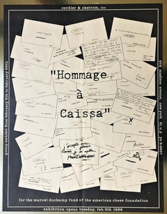 Hommage a Caissa (for the Marcel Duchamp Fund of the American Chess Foundation)