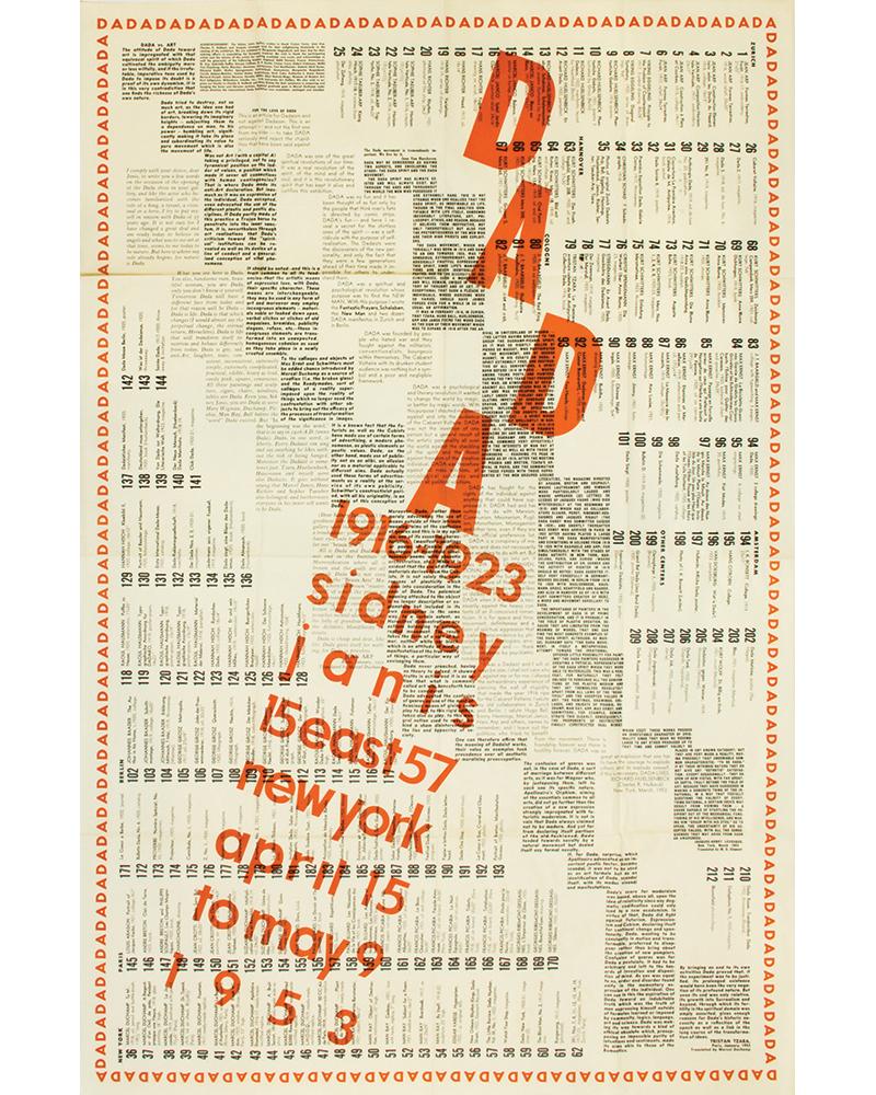 International DADA Exhibition 1916-1923.  - Print by Marcel Duchamp