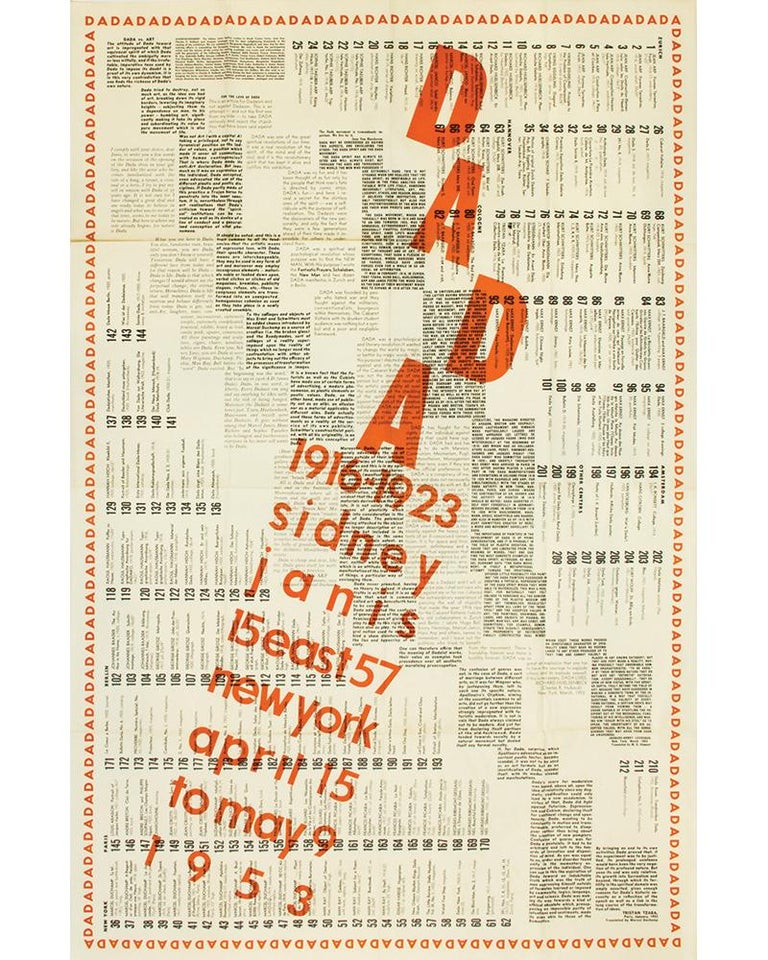 <i></noscript>International DADA Exhibition 1916–1923</i>