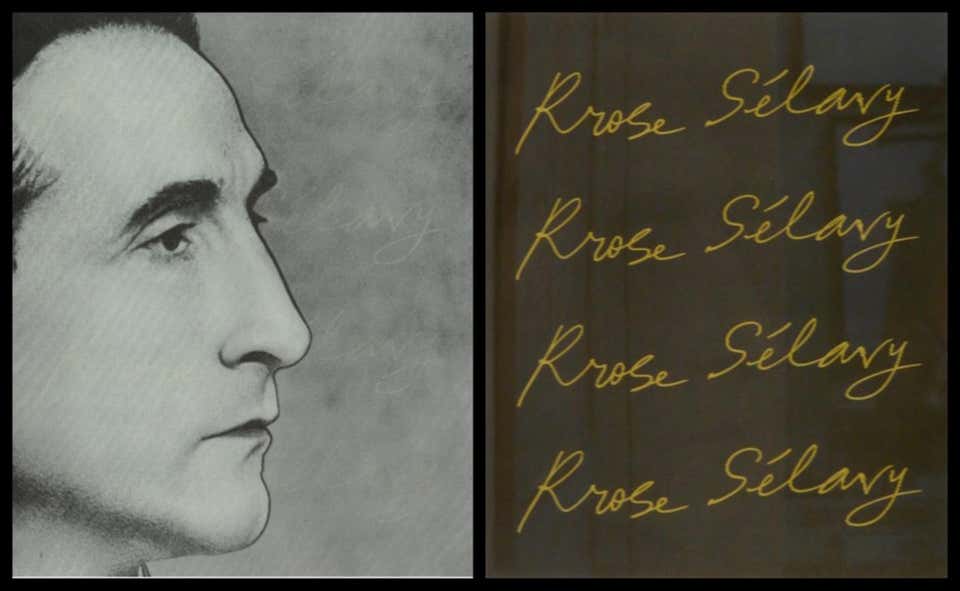 Marcel Duchamp - Rrose Sélavy in Wilson-Lincoln System Lenticular print Signed/N