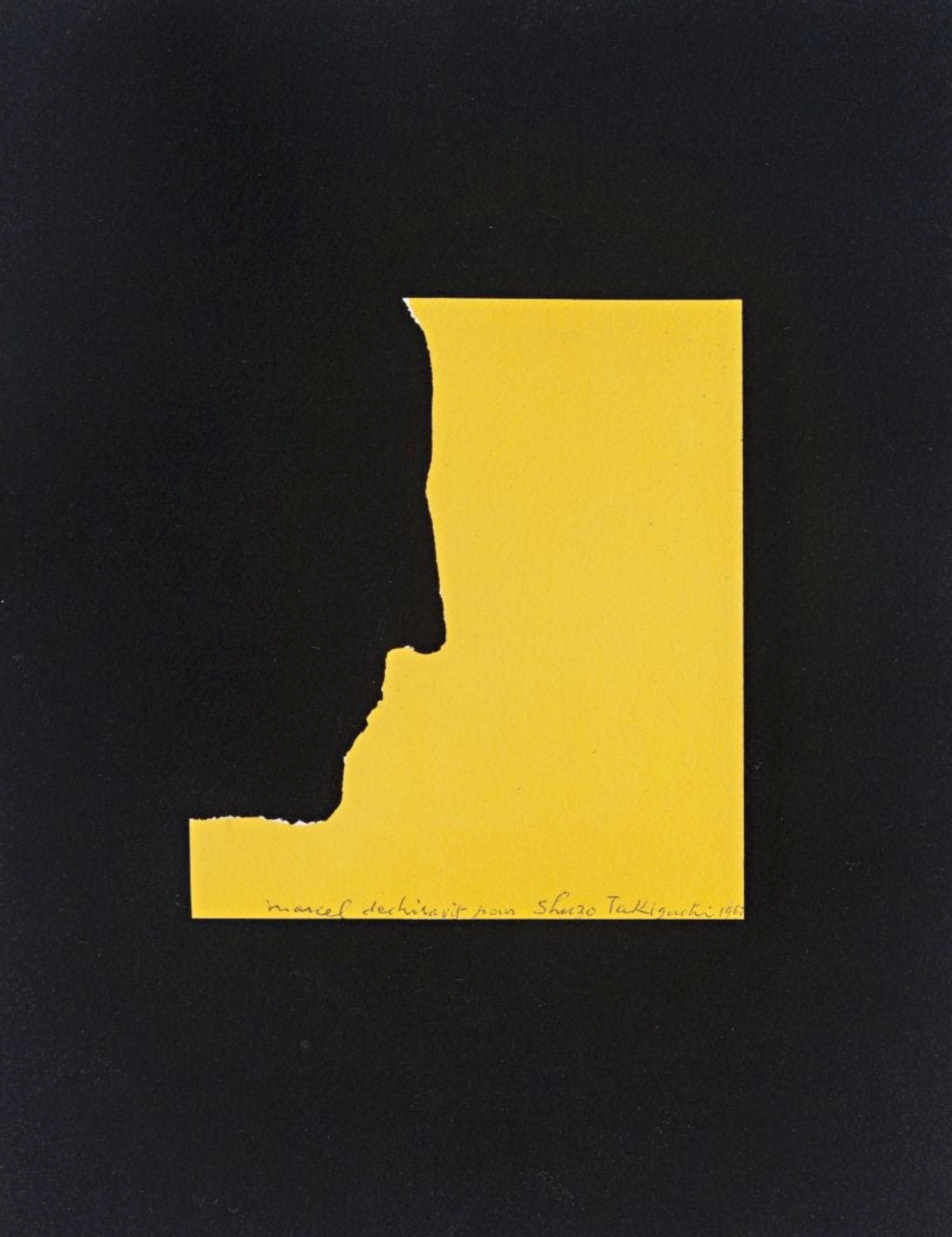 Marcel Duchamp Portrait Print - Self Portrait in Profile (Schwarz 344) from To and From Rrose Selavy (Duchamp)