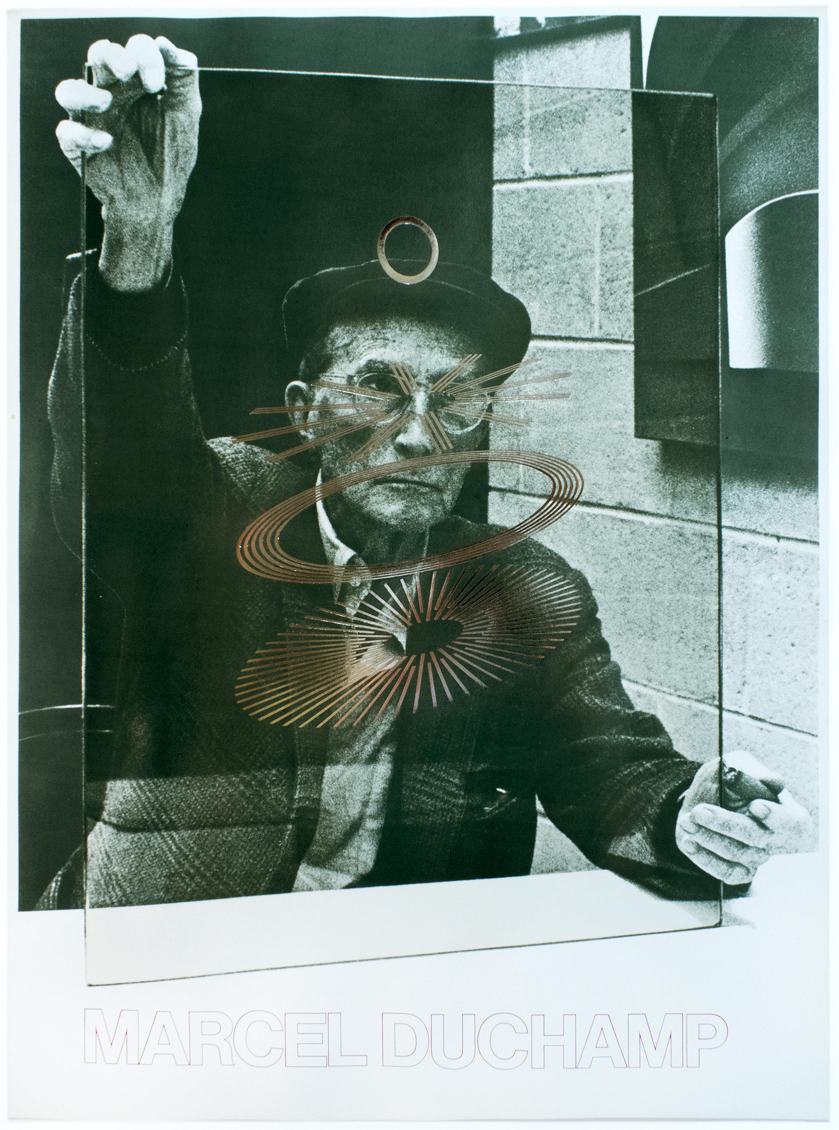 Vintage Marcel Duchamp The Oculist Witnesses poster with Richard Hamilton 