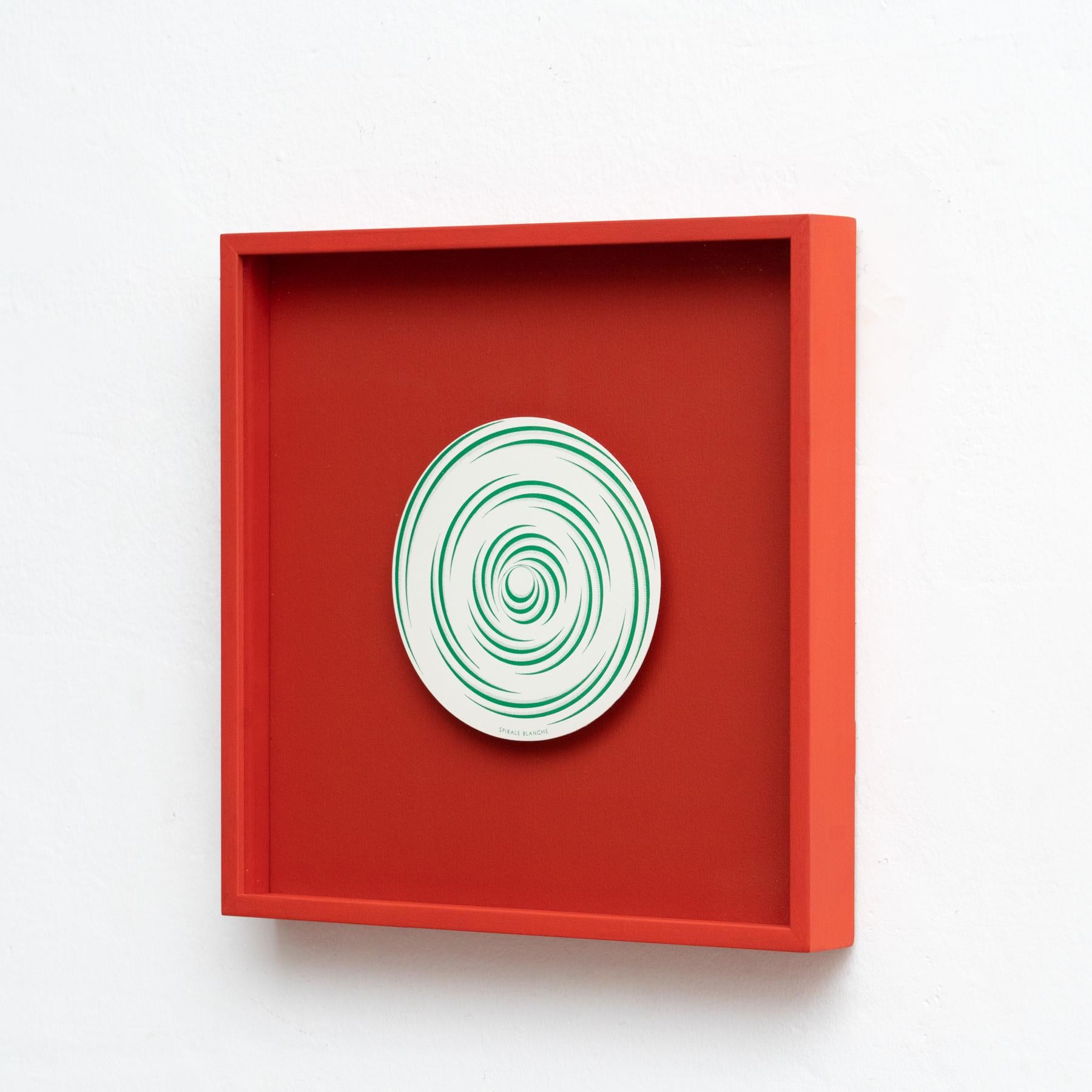 Marcel Duchamp Spirale Blanche Rotorelief Konig Series 133, 1987 For Sale 2