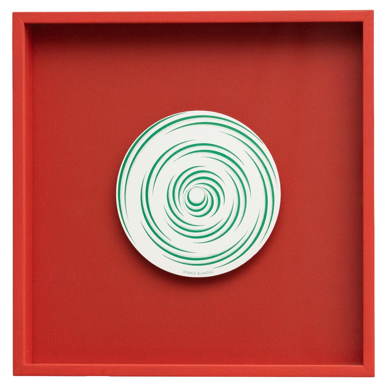 Marcel Duchamp Spirale Blanche Rotorelief Konig Series 133, 1987