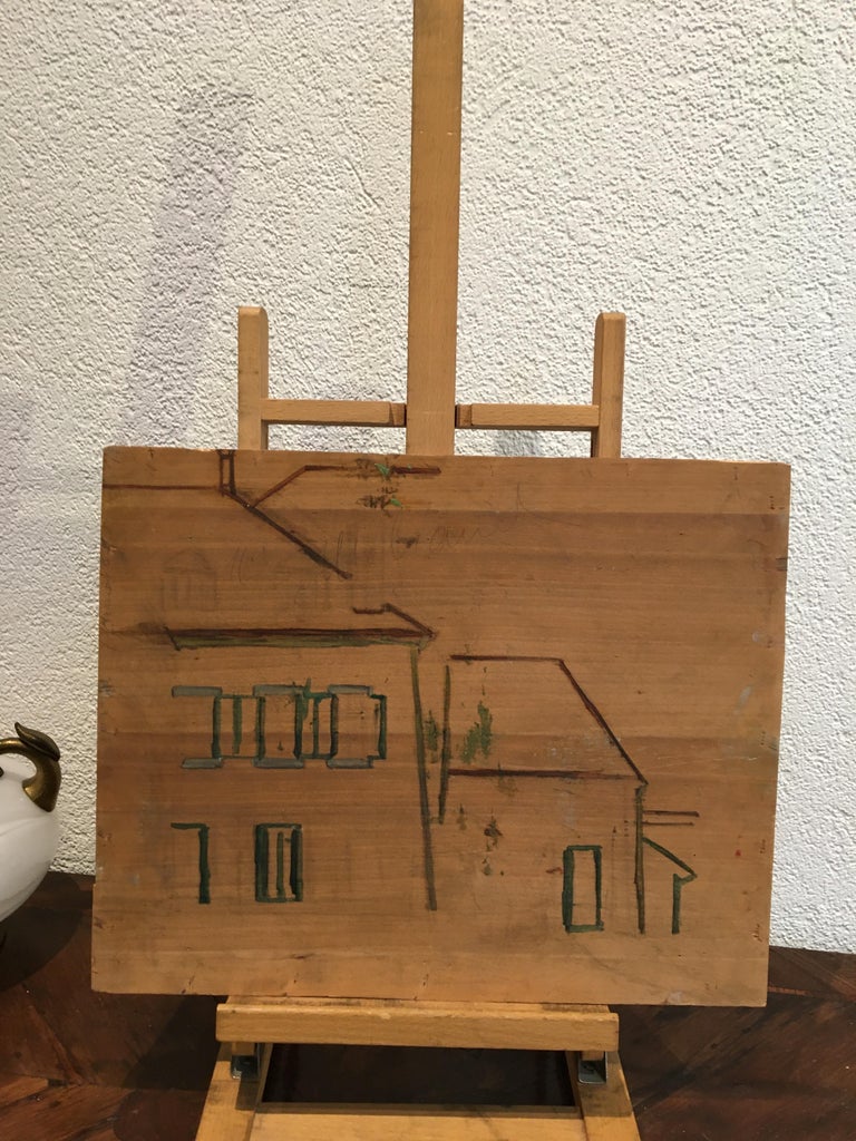 Marcel Ducret Landscape at the old bridge For Sale at 1stDibs