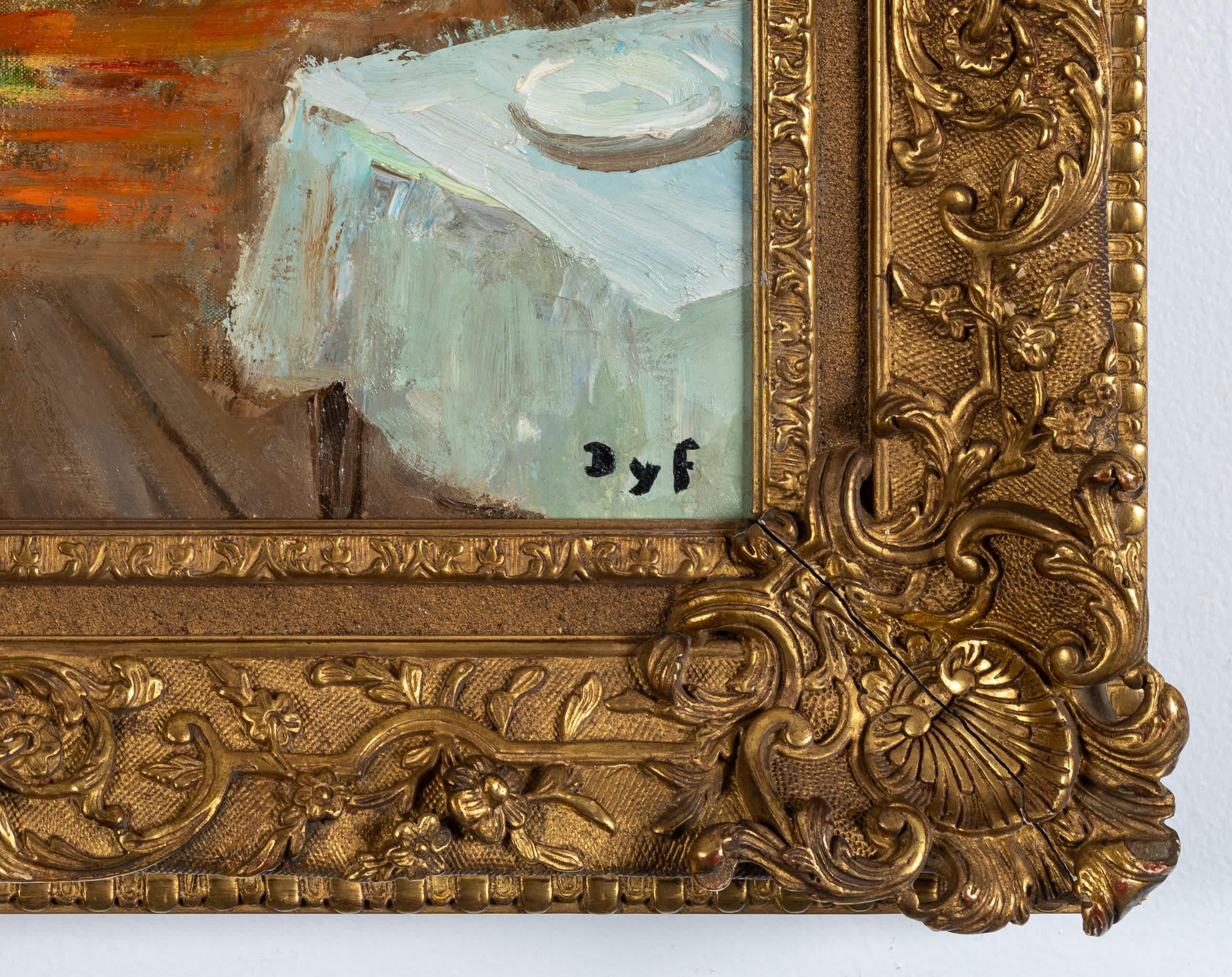 Marcel Dyf
Französisch, 1899-1985
Ein Blick auf das Menü

Öl auf Leinwand
21 ¼ mal 25 ½ Zoll, mit Rahmen 27 ¾ mal 32 ¼ Zoll
Signiert unten rechts

Marcel Dyf (Marcel Dreyfus) wurde am 7. Oktober 1899 in Paris geboren. Als Jugendlicher wurde er von