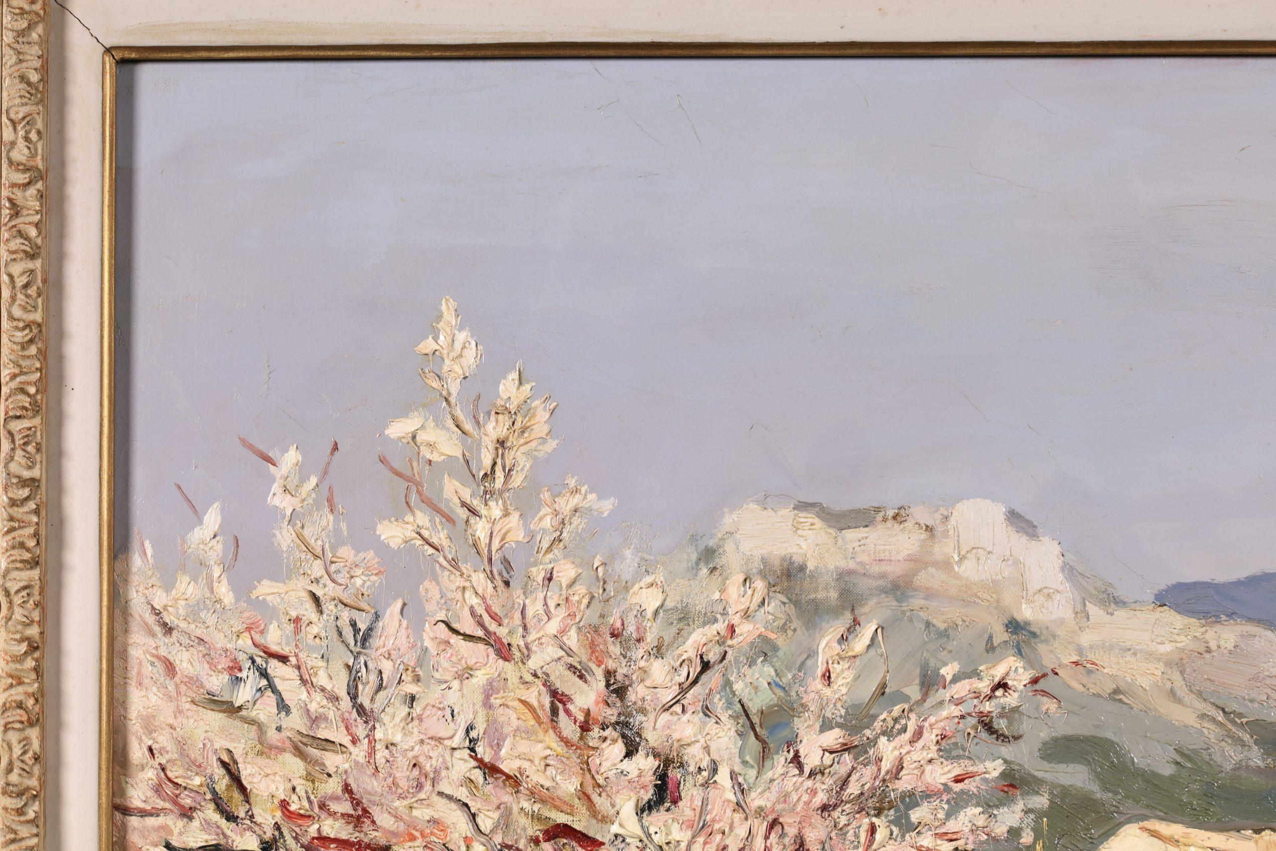 Amandiers en fleurs - Paisaje postimpresionista Pintura al óleo de Marcel Dyf 12