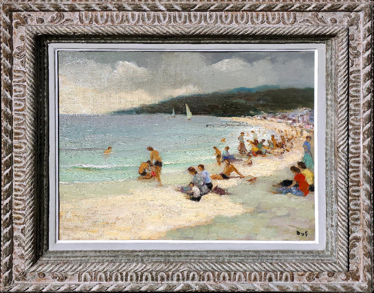 Marcel Dyf Landscape Painting - Baigneuses, Morbihan