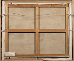 Canoe club au Touquet - Post Impressionist Landscape Oil by Marcel Dyf