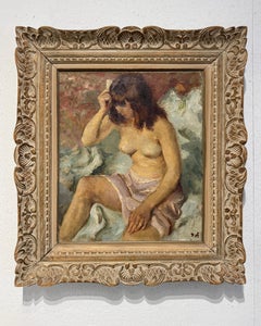 Femme à sa toilette