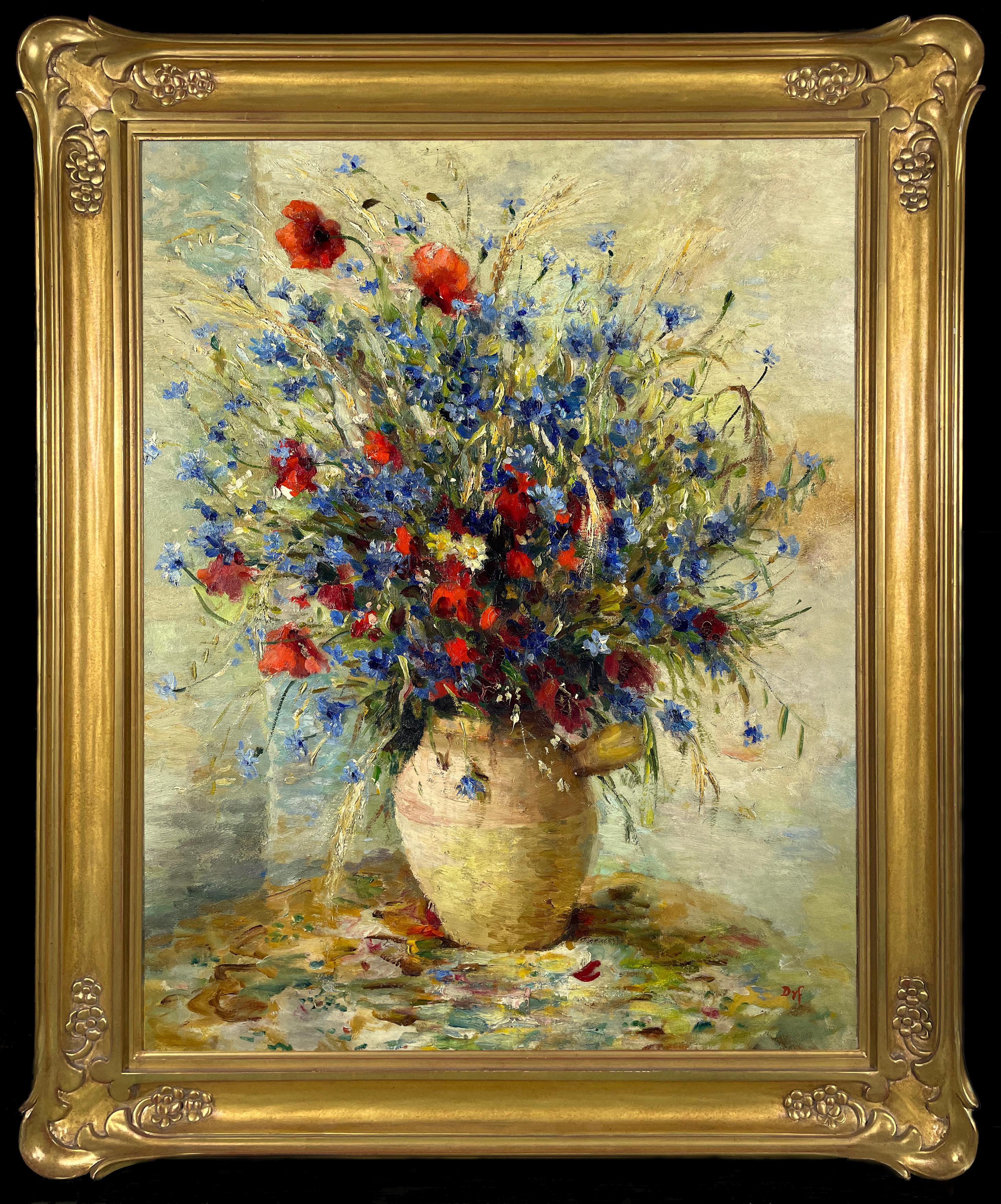 Fleurs des Champs - Painting de Marcel Dyf