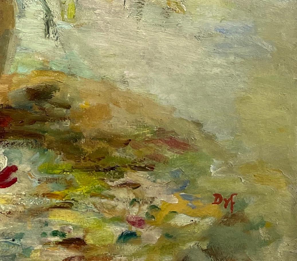 Fleurs des Champs - Post-impressionnisme Painting par Marcel Dyf
