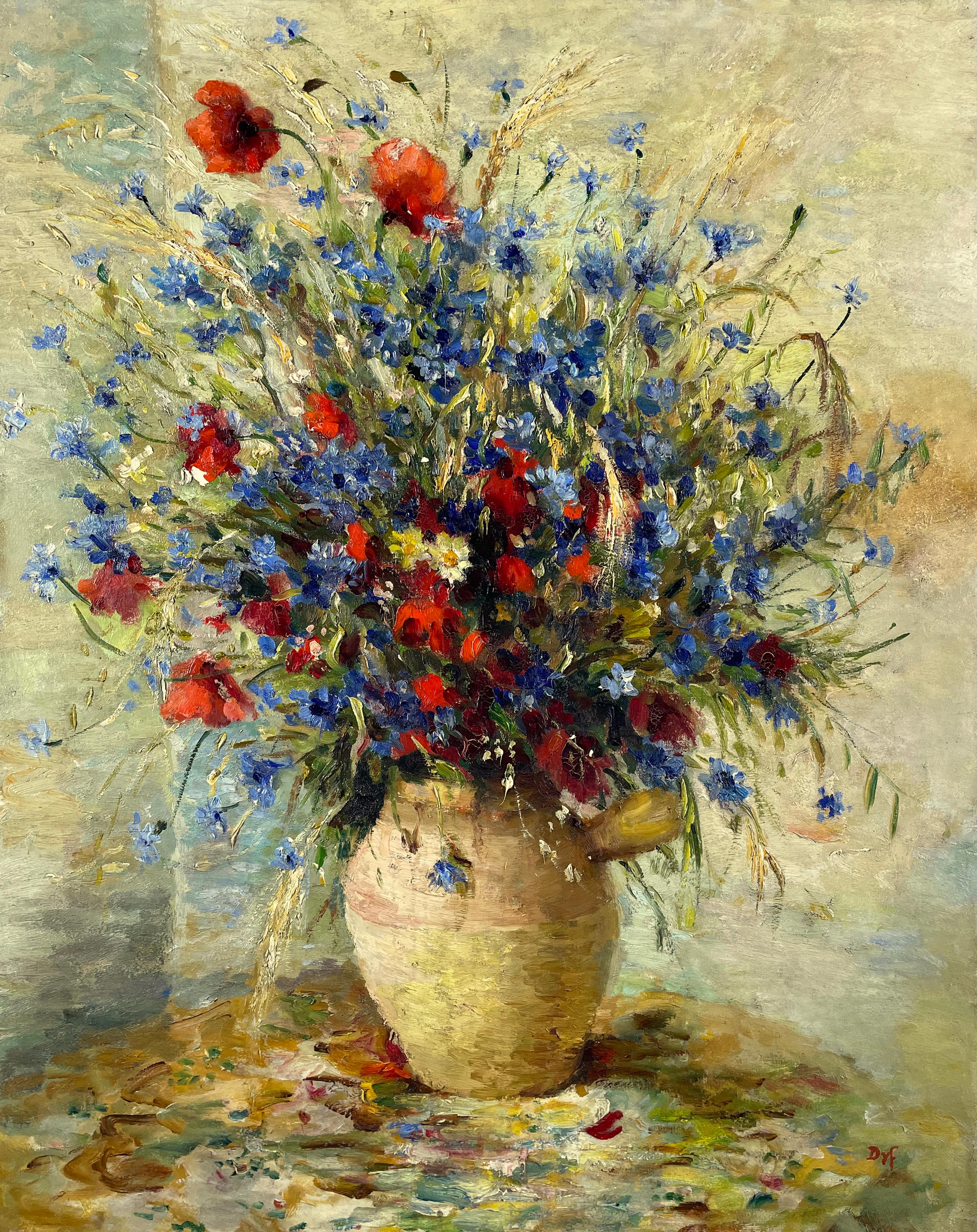 Still-Life Painting Marcel Dyf - Fleurs des Champs